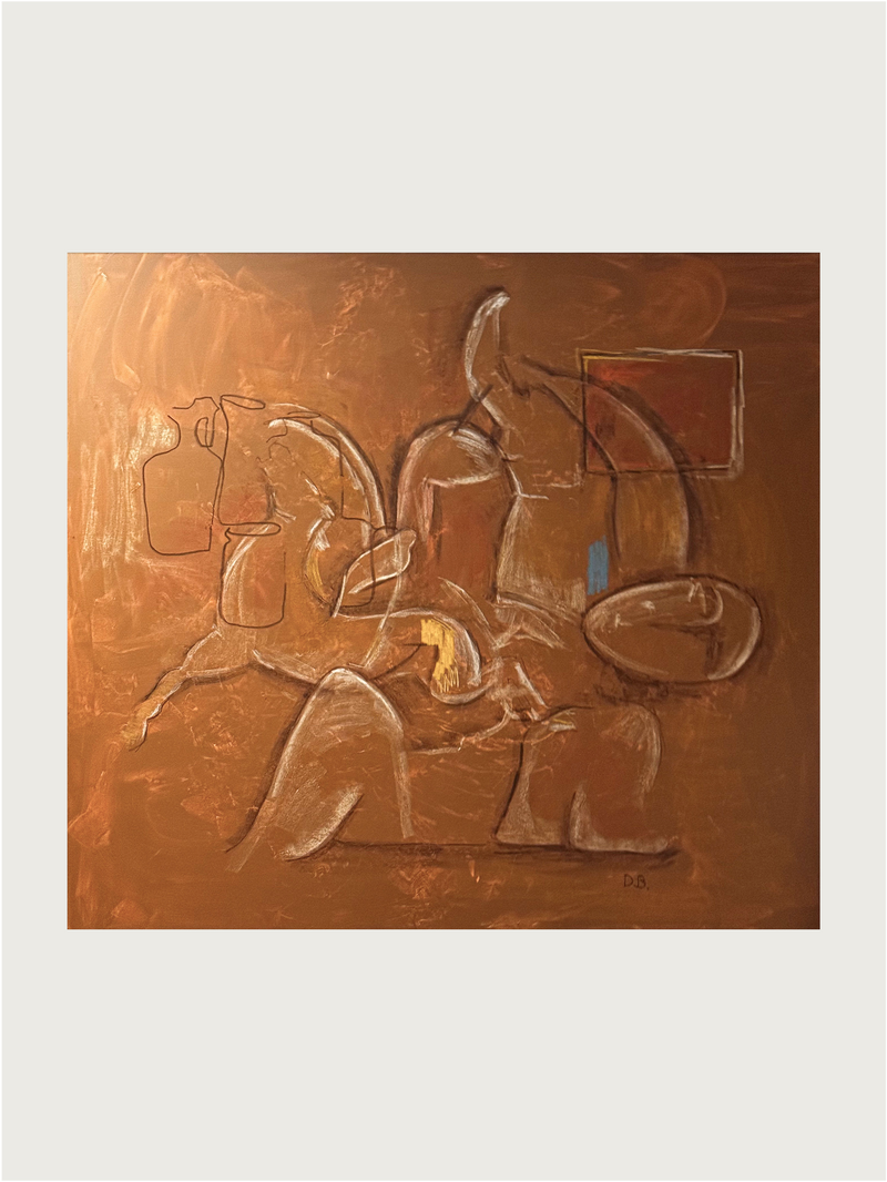 Canvas Painting - Morphe by Dovile Bernotaite | The Oblist
