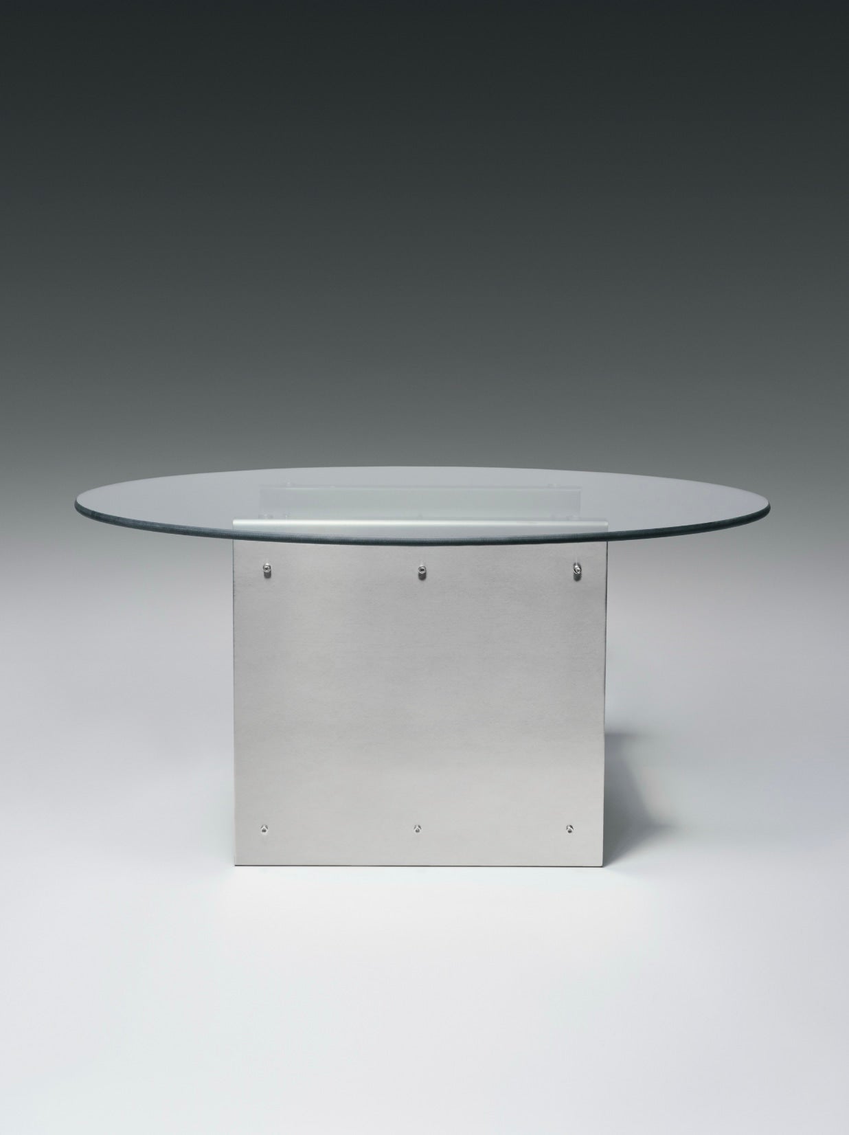 Glass Wing Table — side angle