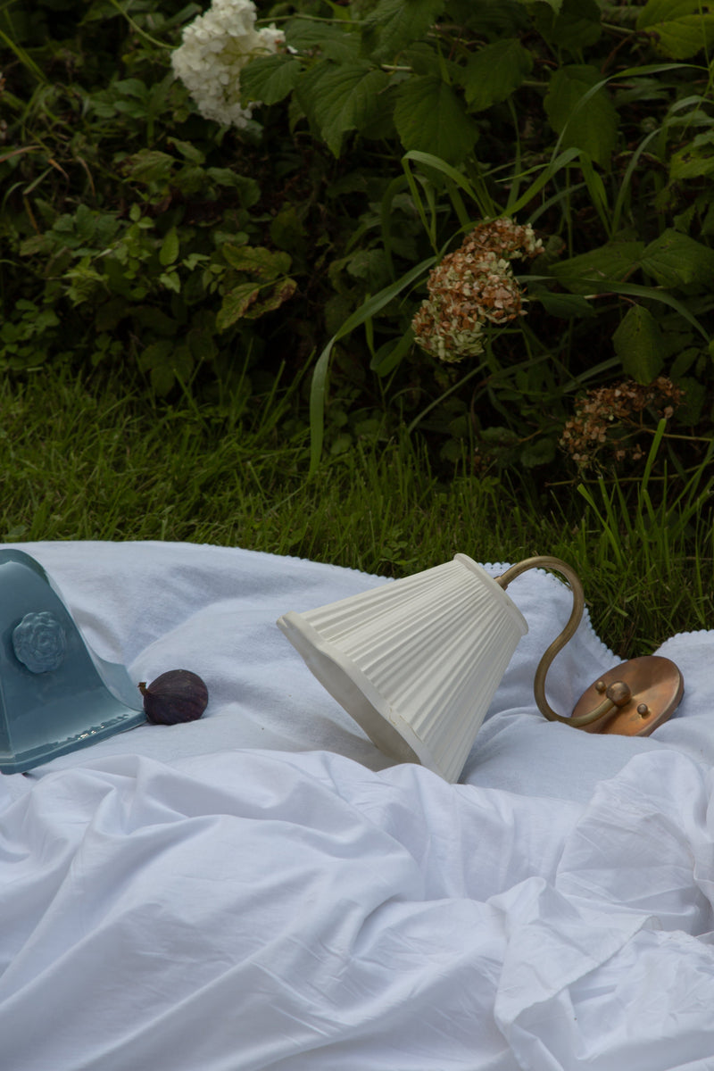 Lucy Sconce by Huey Lightshop | The Oblist — white ceramic, modern design