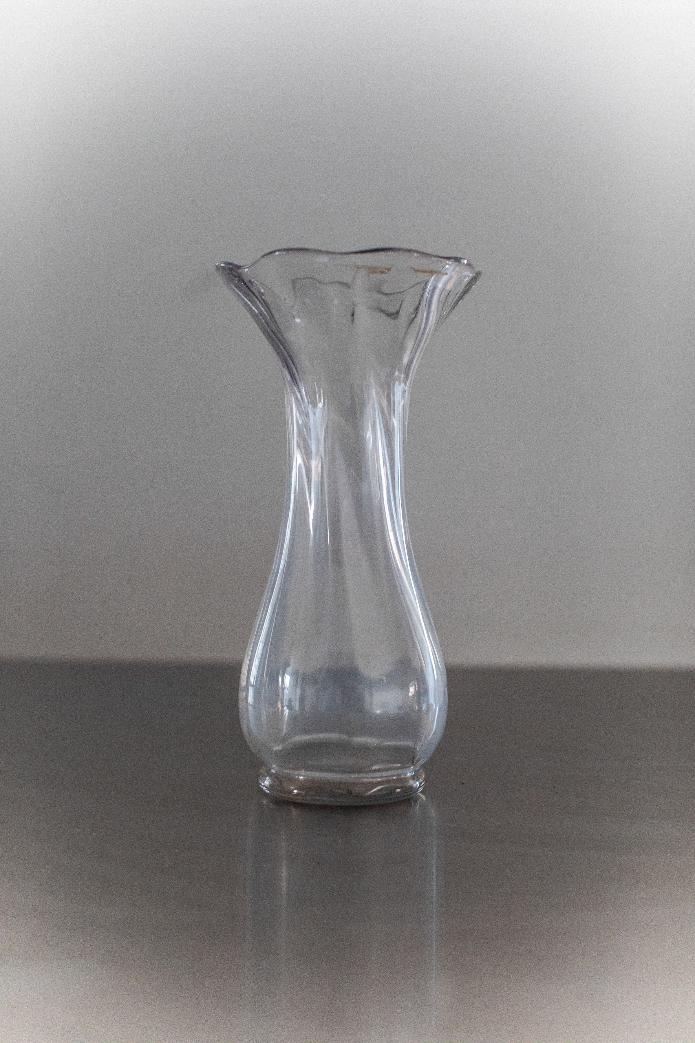 Glass Vase — top view highlighting clear glass material