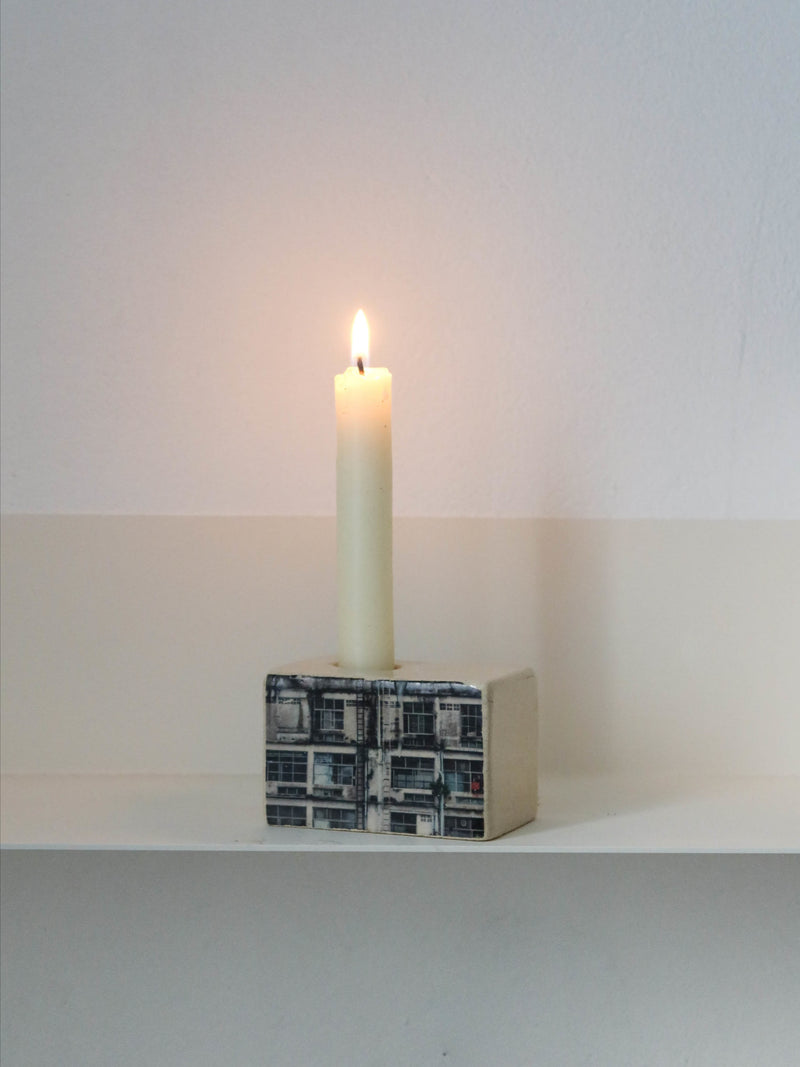 Photographic Candle Holder -  Bangkok Facade by Céju | The Oblist