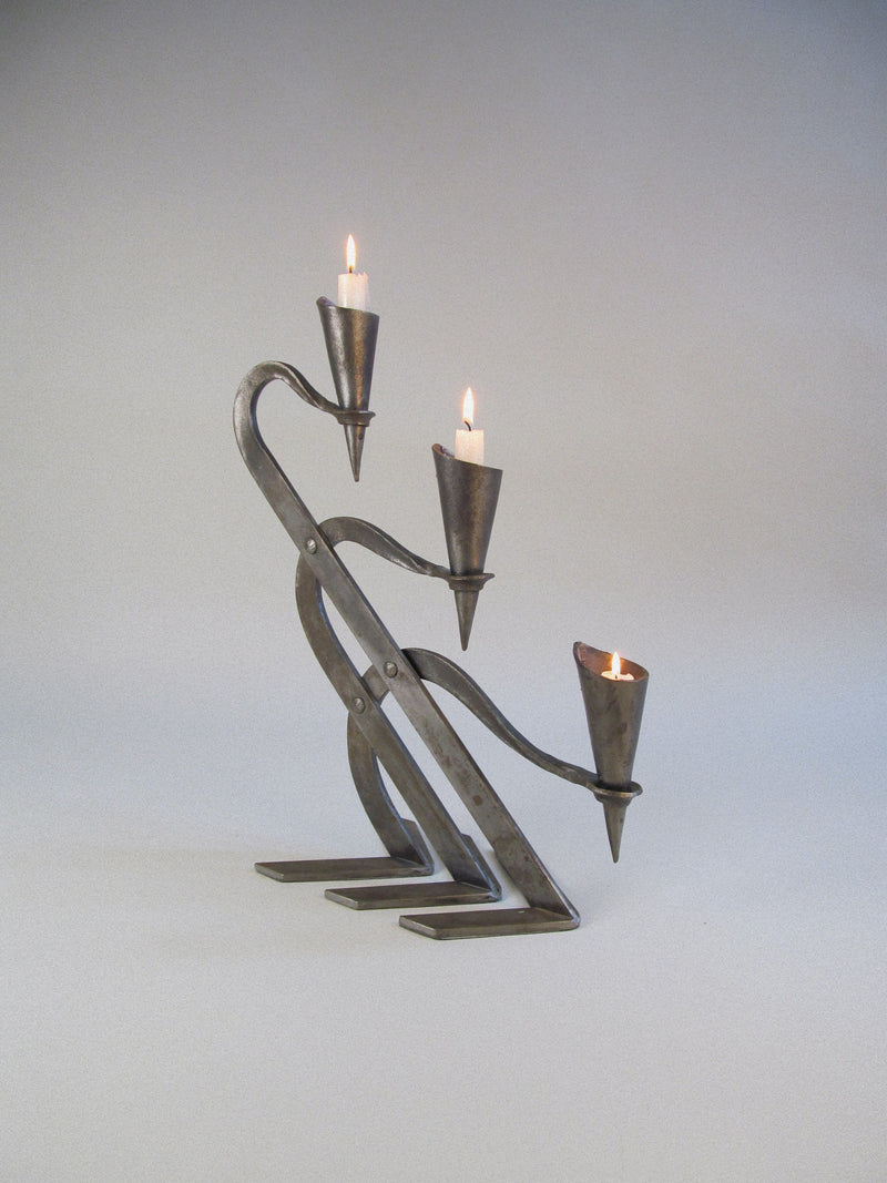Brutalist Candleholder - Late 20th Century by Myakin | The Oblist — handcrafted metal design