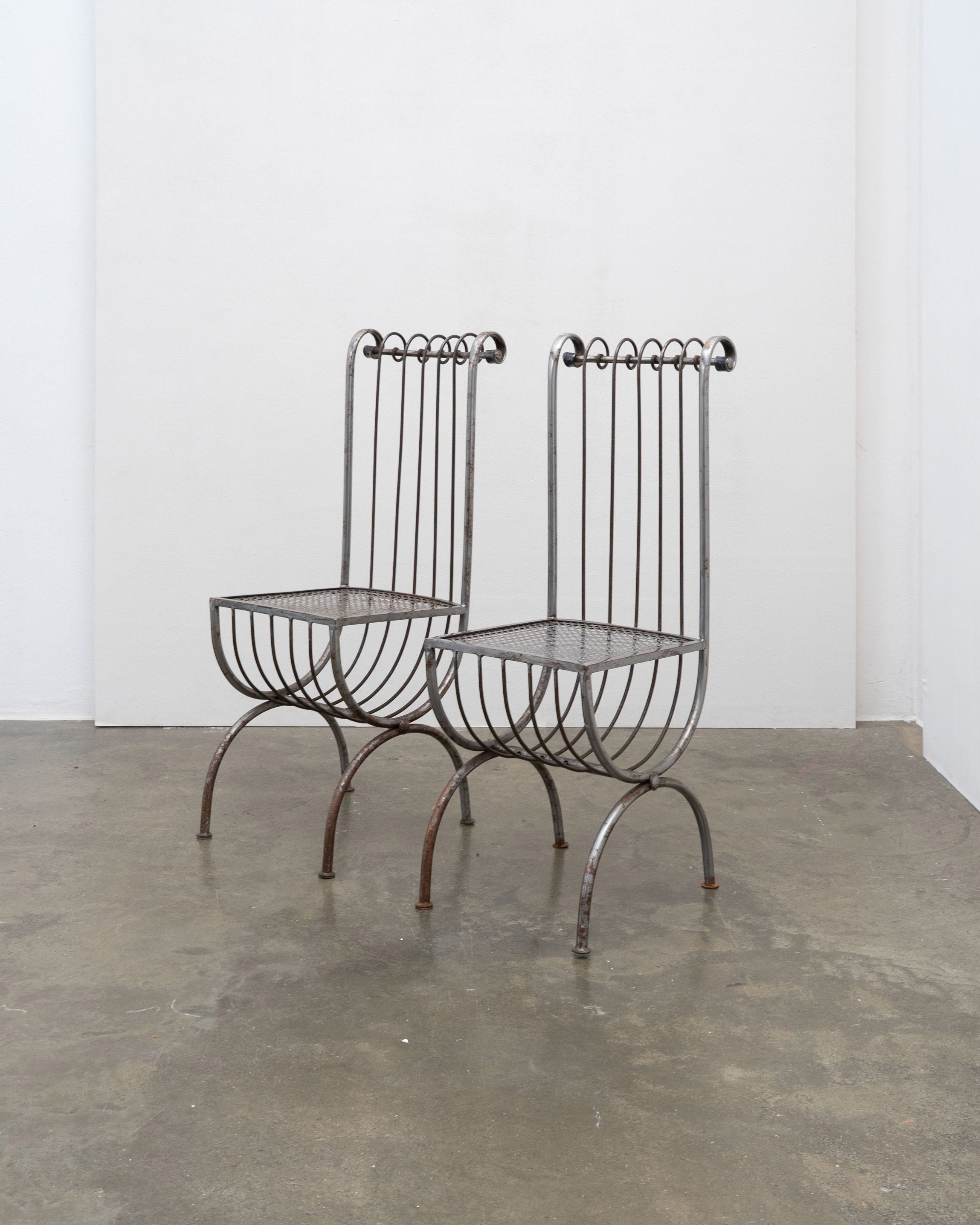 Sculptural Metal Chair by S. Salvadori, Italy, c.1950 (1 of 2)