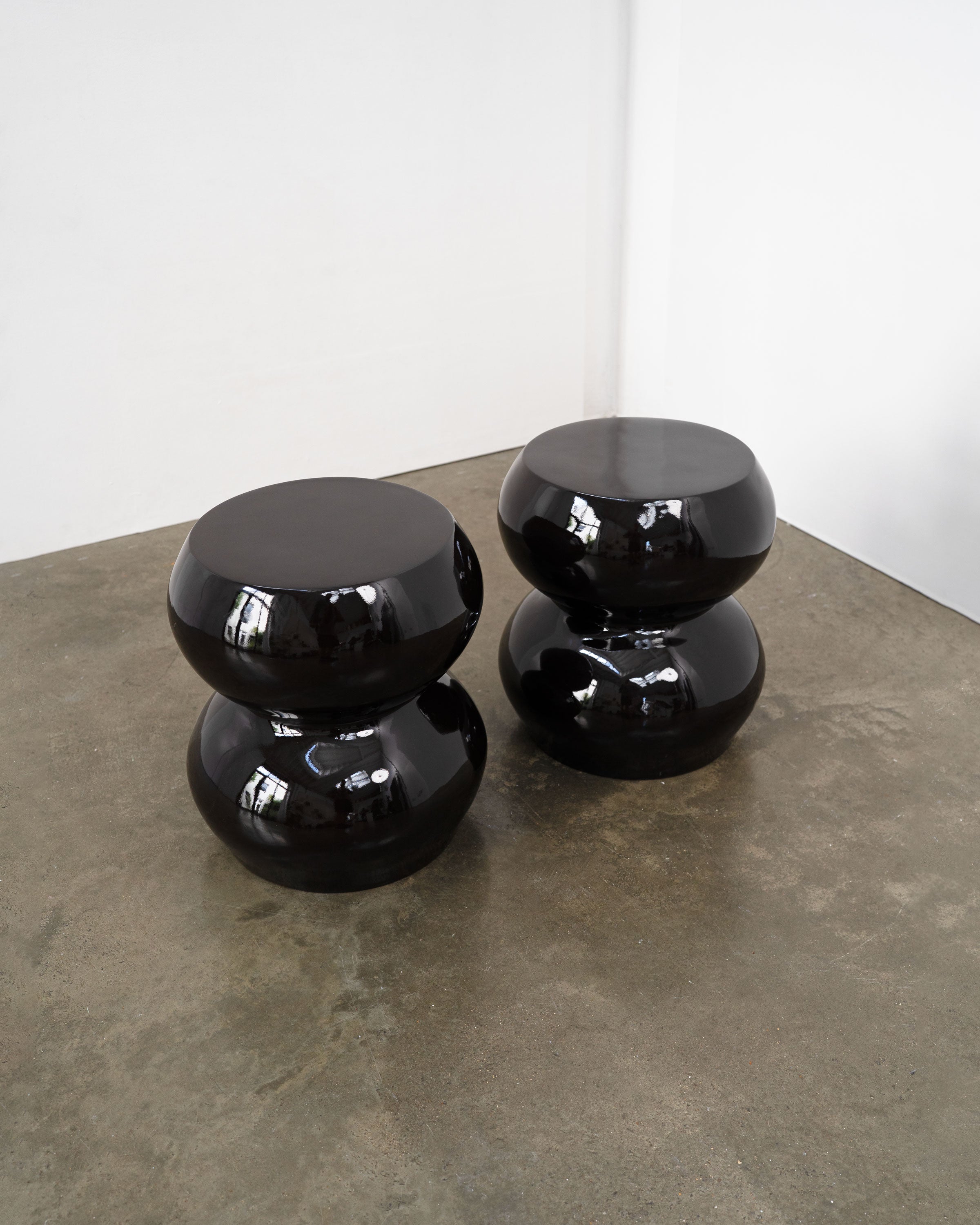 Sculptural Stools / Side Tables, c.1970