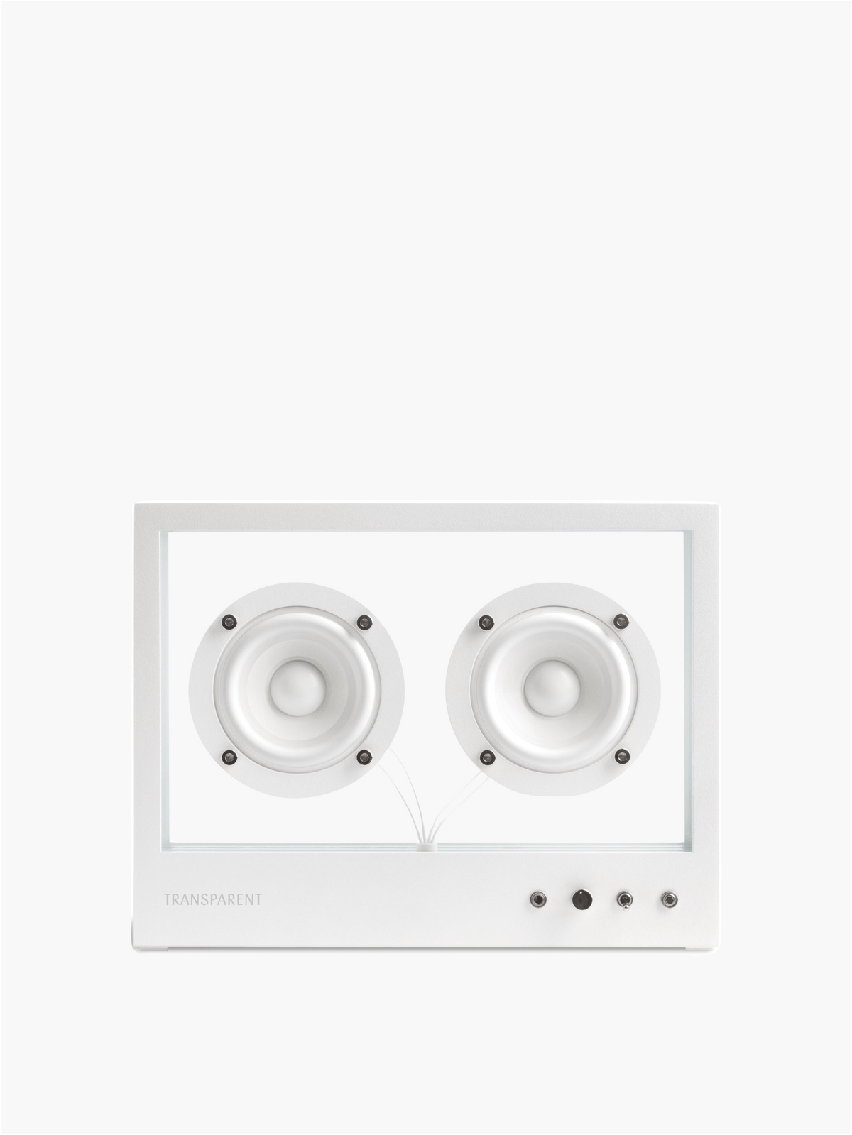 Small Transparent Speaker White - Bluetooth Small Transparent Speaker White - Bluetooth