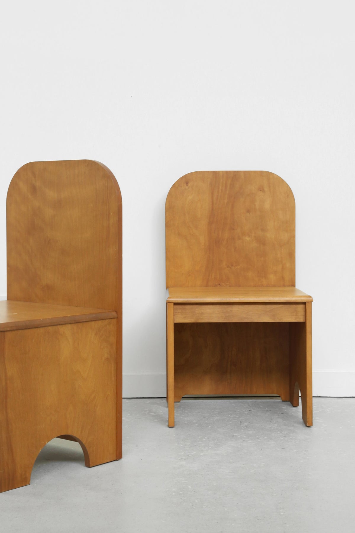 Folk Wood Side Chair — in context