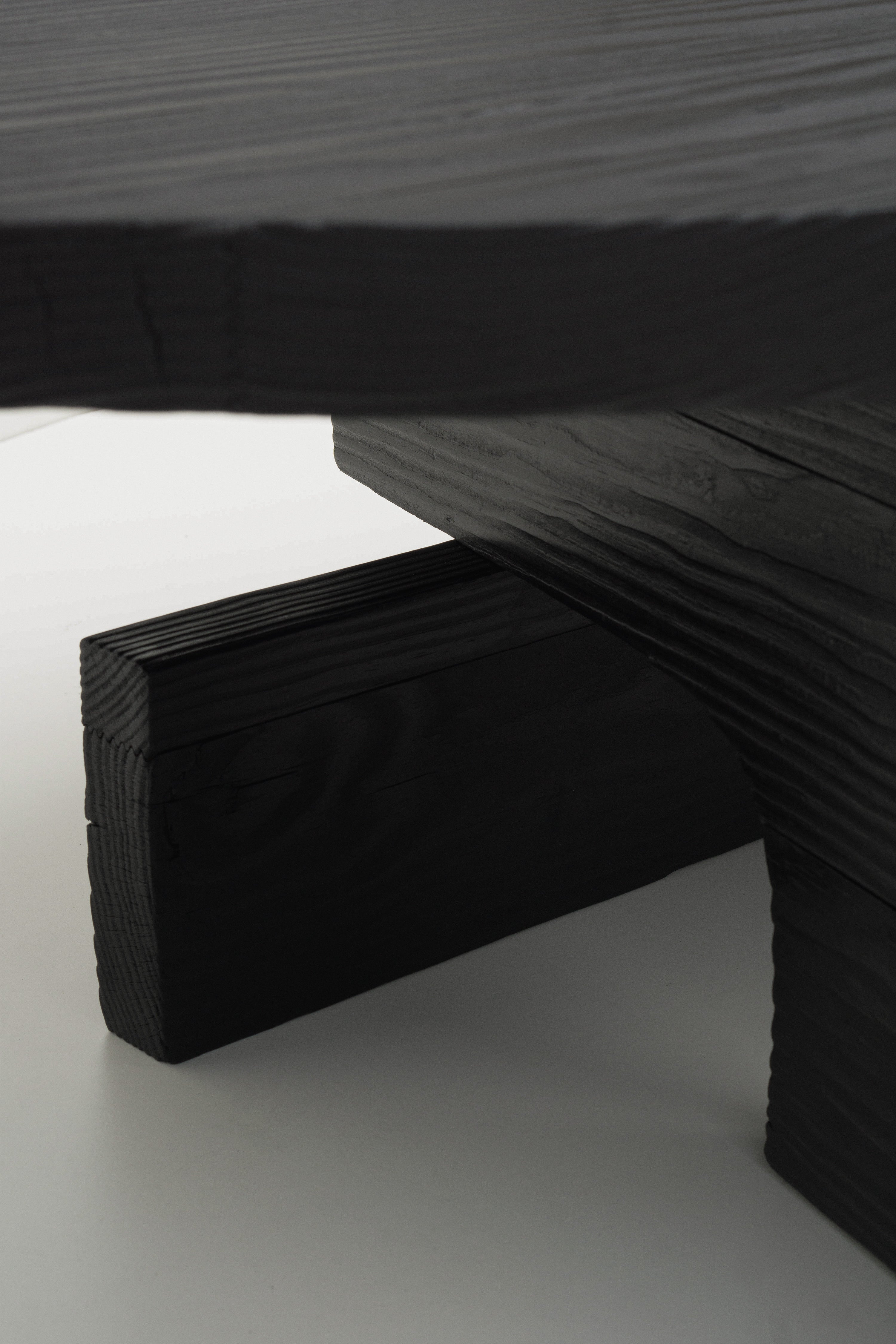 REEF V3 Coffee Table in Charred Wood