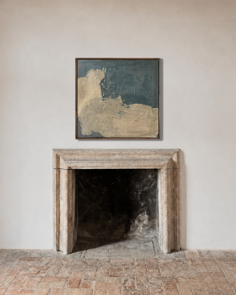 "Immersion" Painting in Ink, Oil and Charcoal on Canvas by Médecine | The Oblist