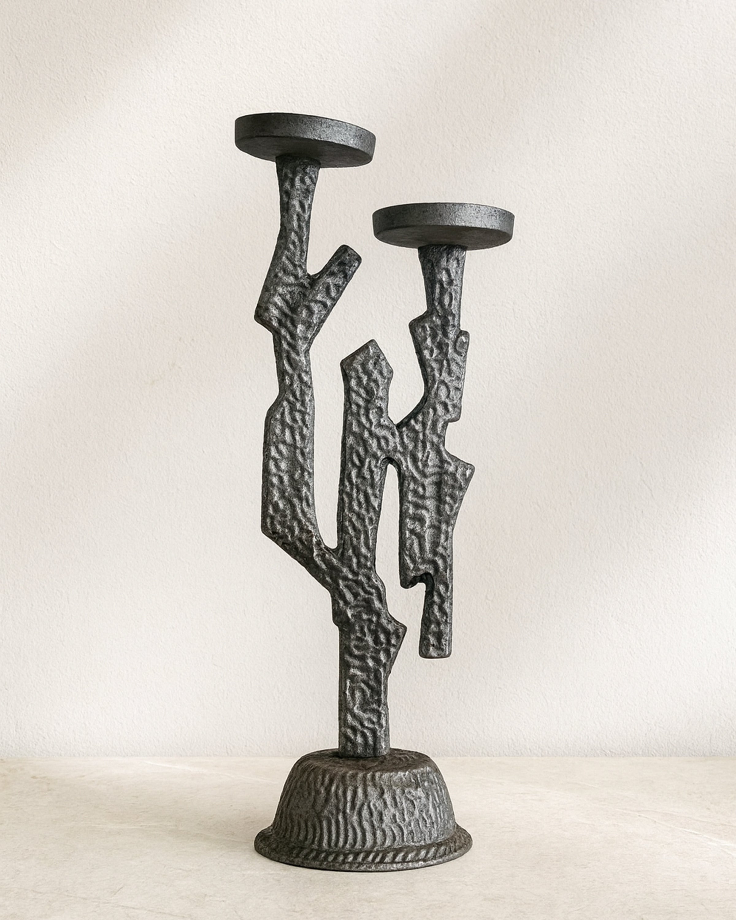 Coral Inspired Brutalist Candleholder, 1970s