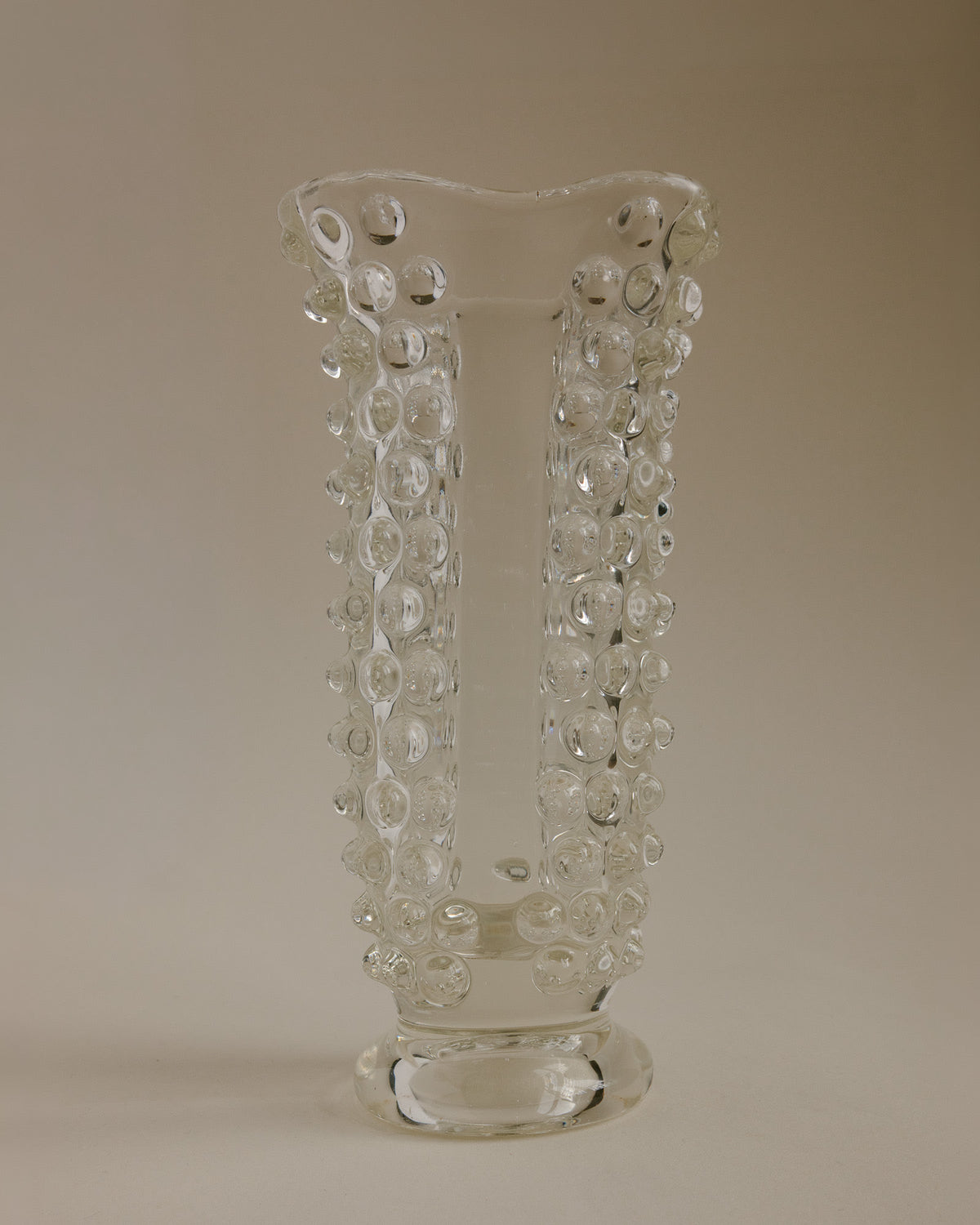 Ercole Barovier “Bugnato” Murano Glass Vase for Barovier & Toso 1960s — lifestyle setting