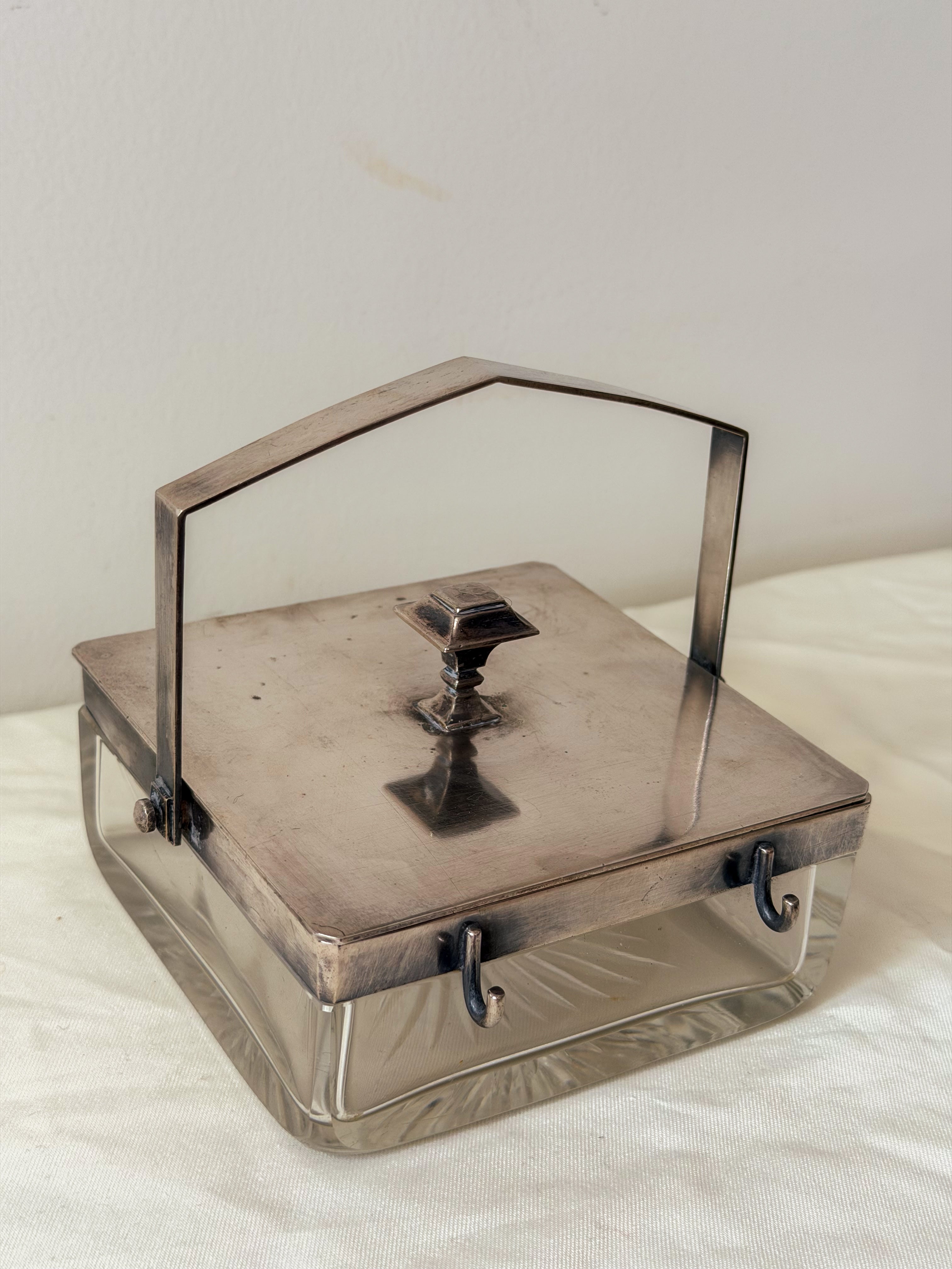 Vintage Italian box — side angle