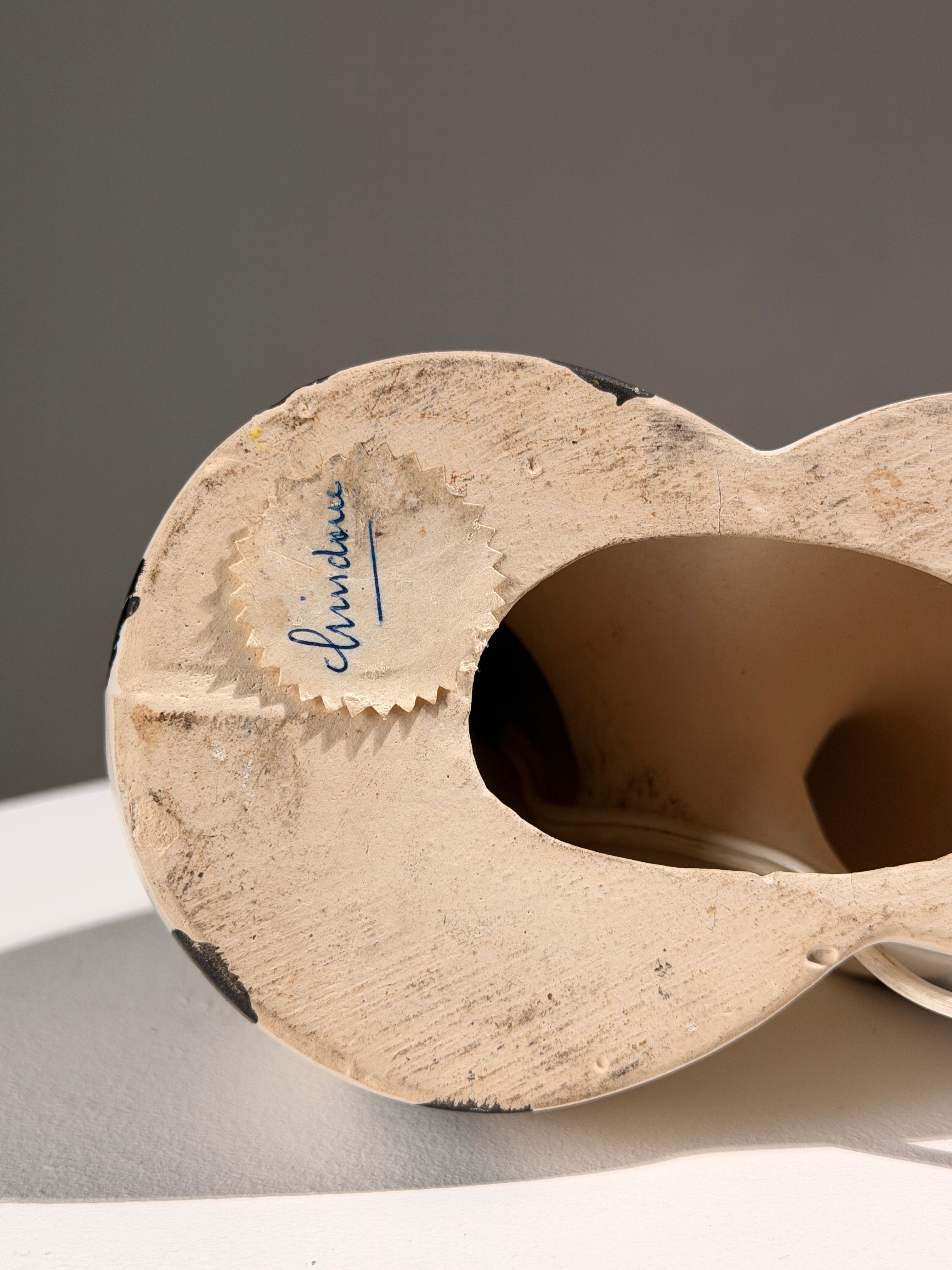 Rare zoomorphic ceramic table lamp, Vallauris, circa 1950 — in context