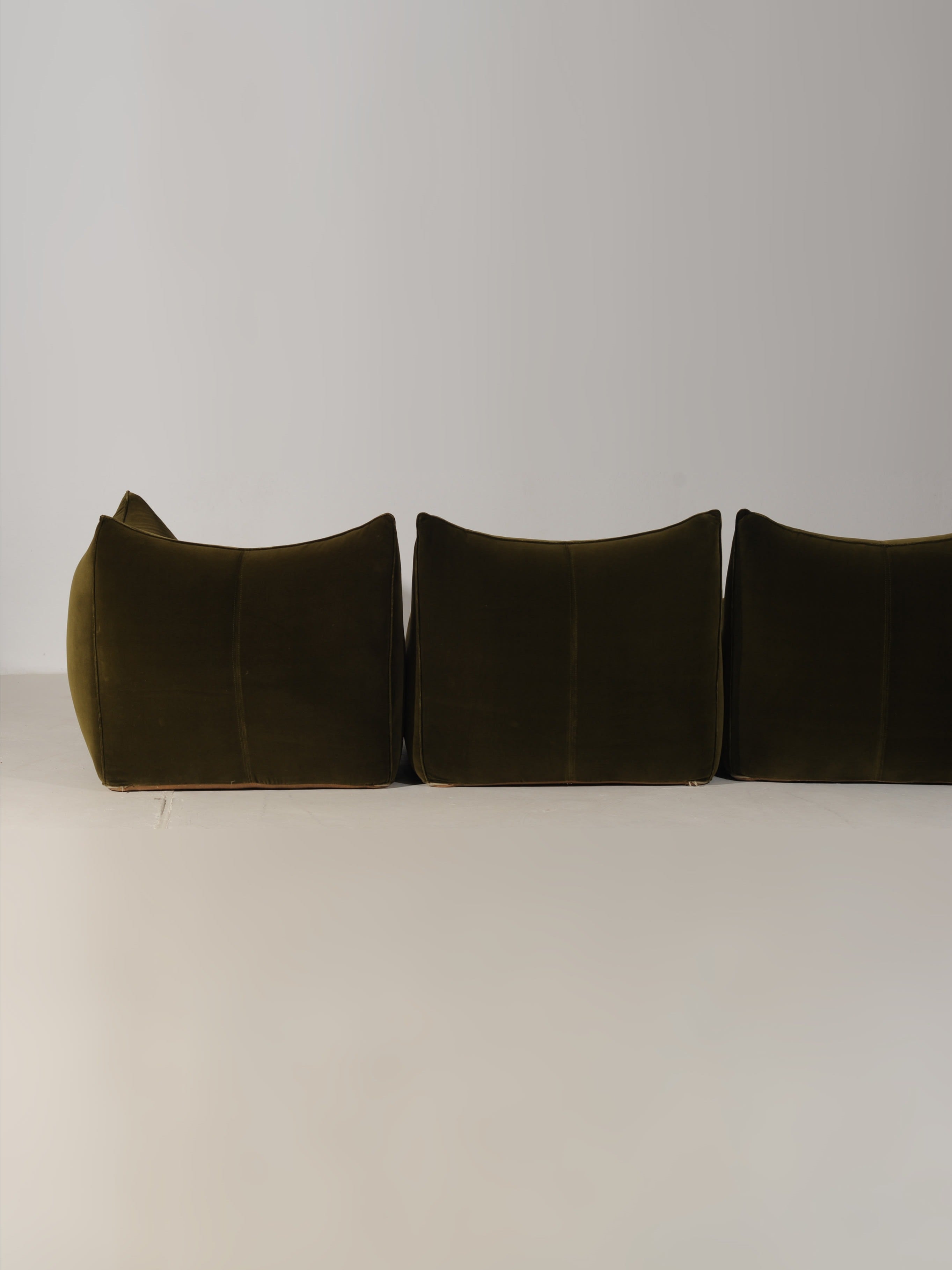 Rare Le Bambole Sectional Sofa by Mario Bellini, Italy 1971 — lifestyle setting