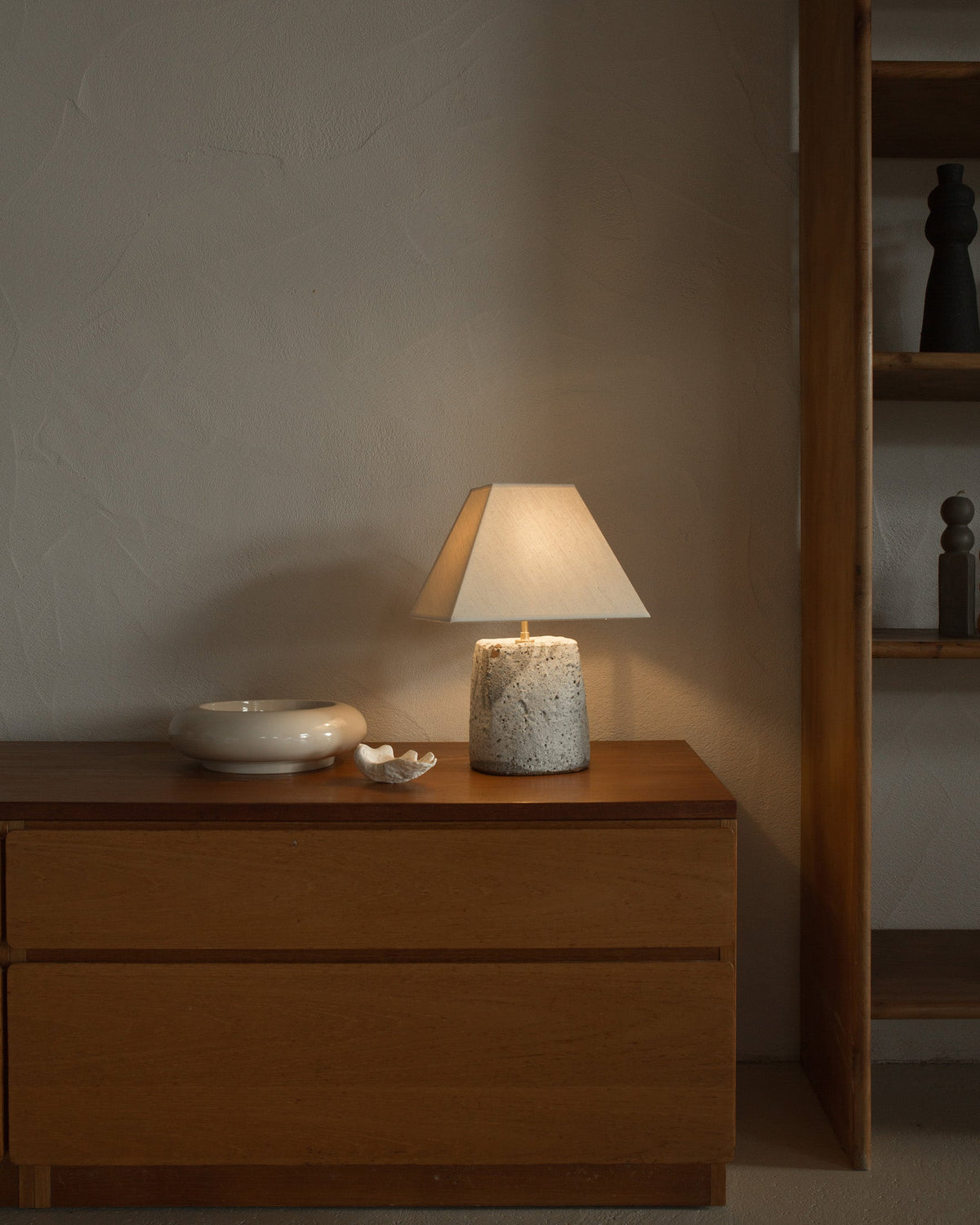 Météor S Table Lamps in Ceramic by Grès Éditions | The Oblist