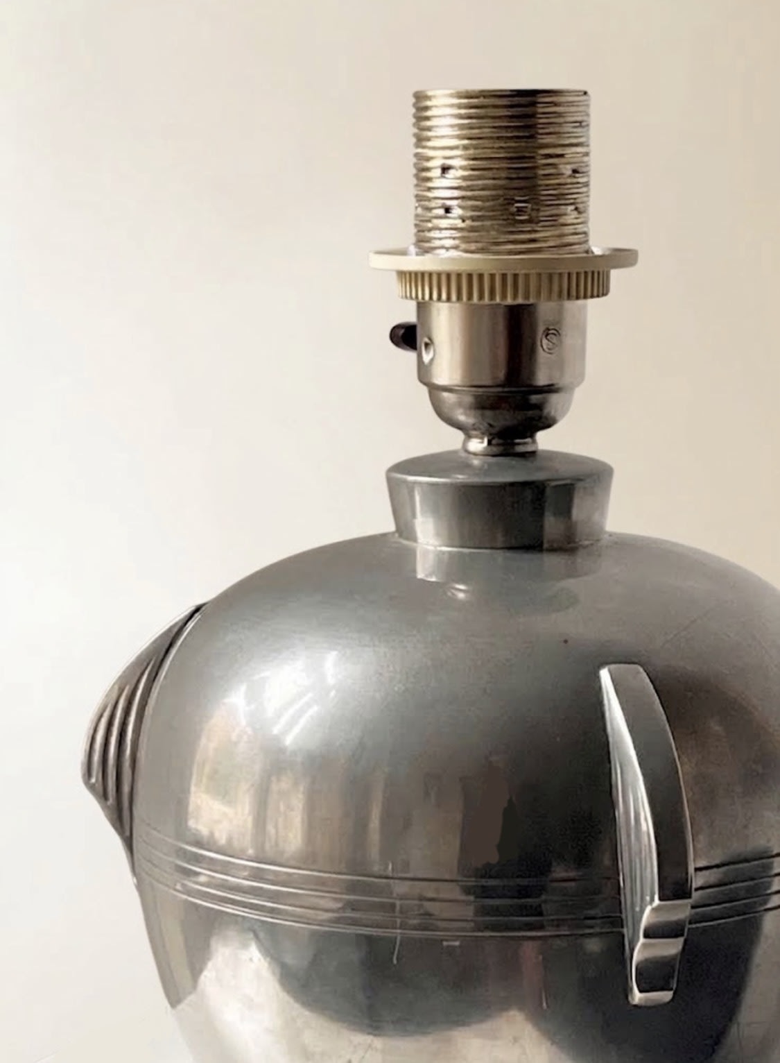 Art Deco Table Lamp — side angle