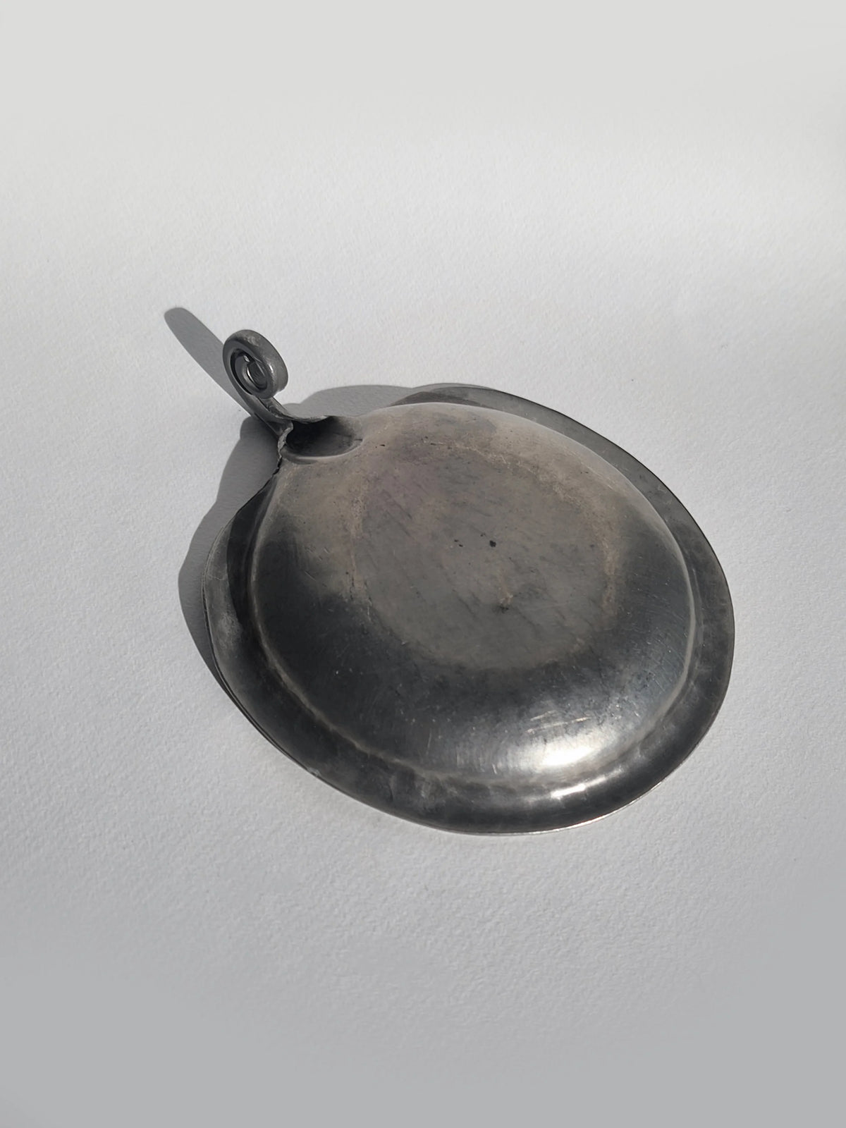Leaf Pewter Vide Poche — lifestyle setting