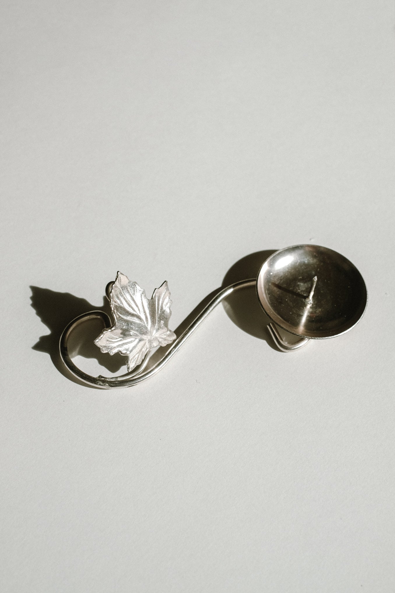 Silver-Plated Candle Holder