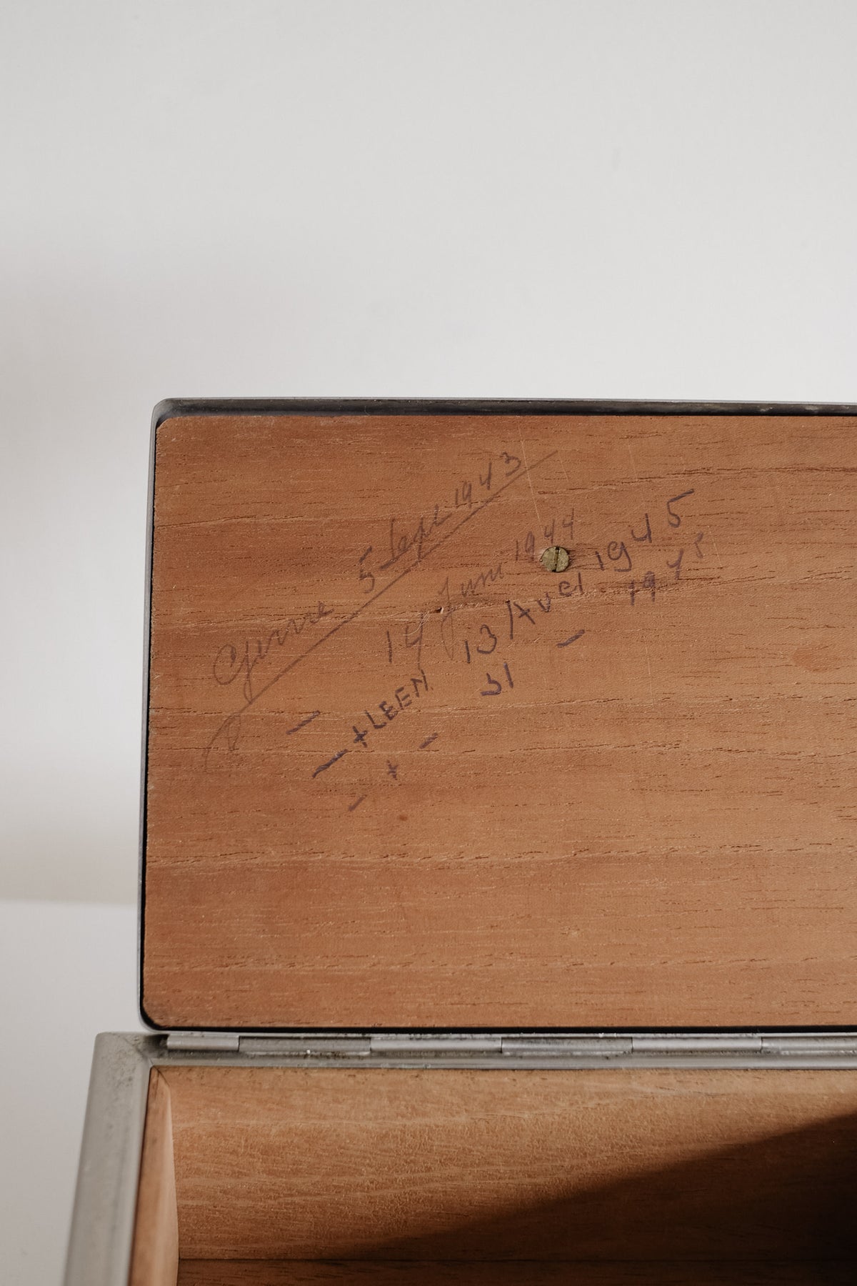 Art Deco Stainless Steel Box, 1930s — additional view