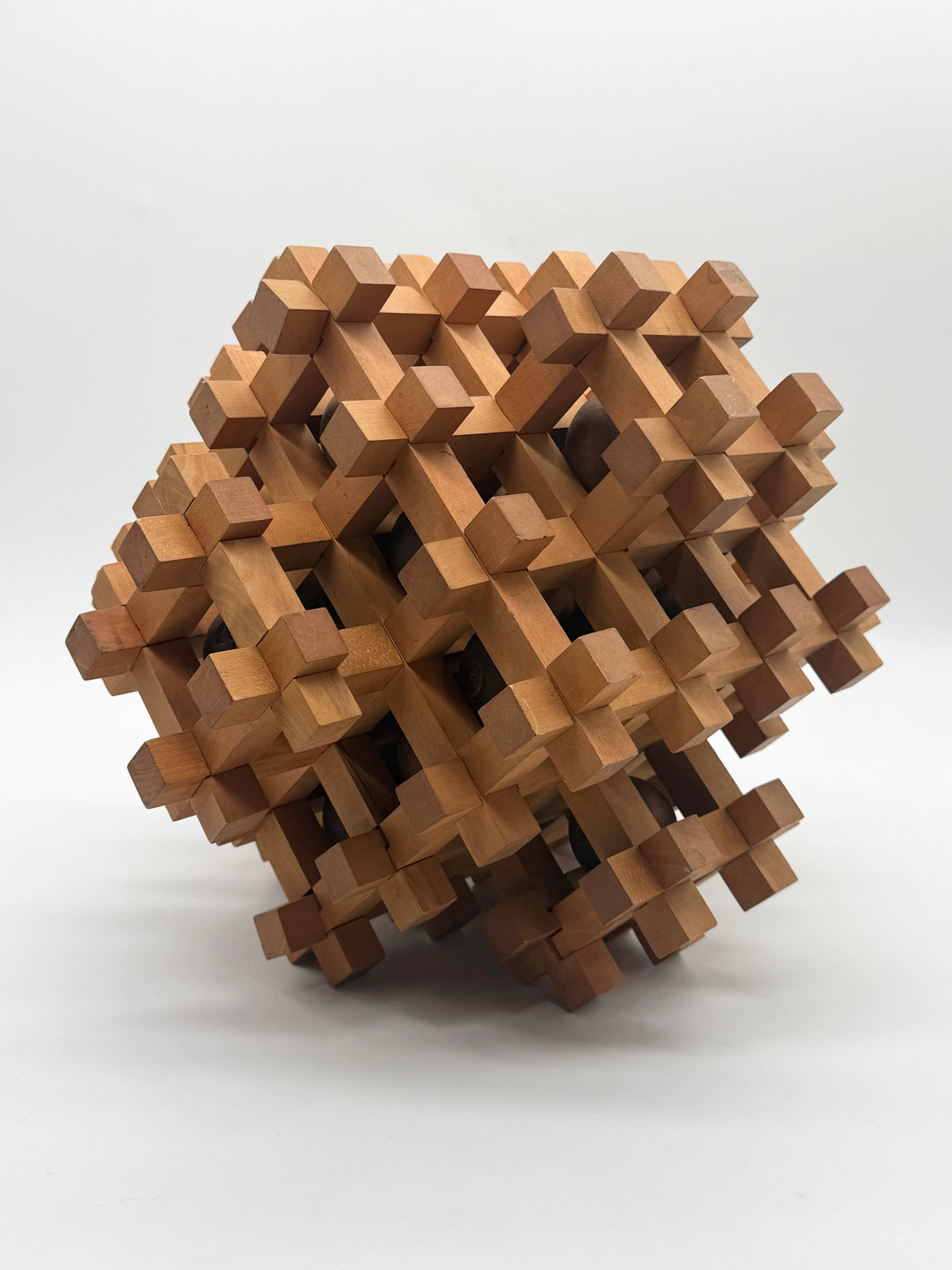 Wooden Puzzle Sculpture by Sori Yanagi, Japan, 1970s by Ultra Galerie | The Oblist