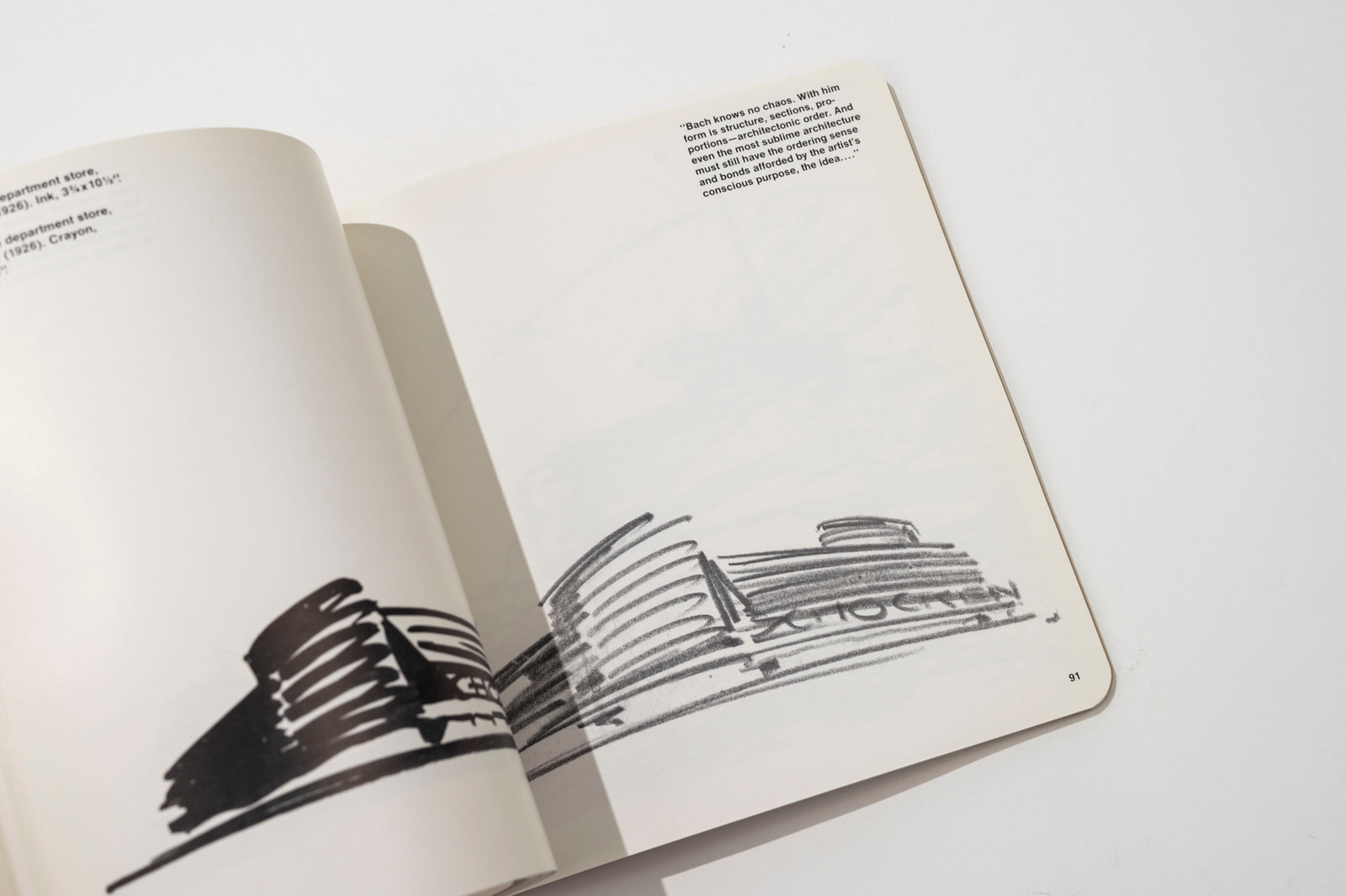 The Drawings of Eric Mendelson, 1969 Architecture and Interiors Book — lifestyle setting