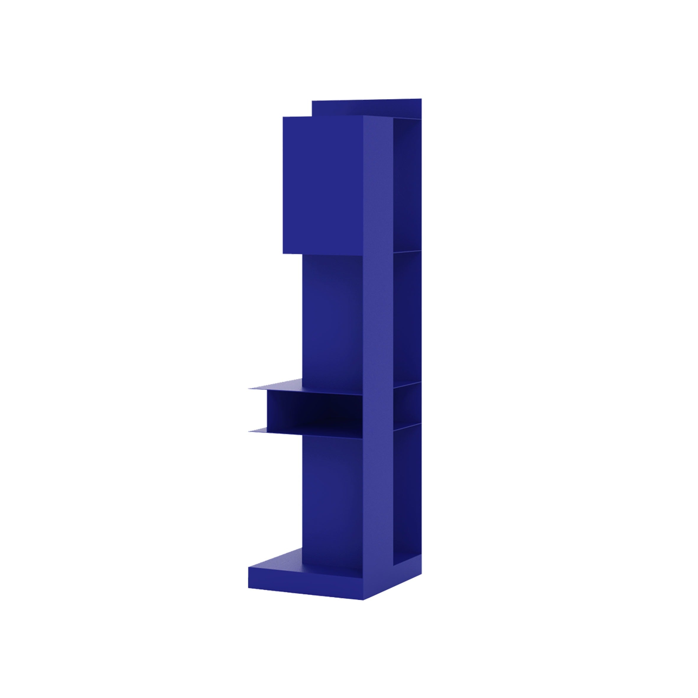 ZEN' Standing Shelf — modern design in vibrant blue finish