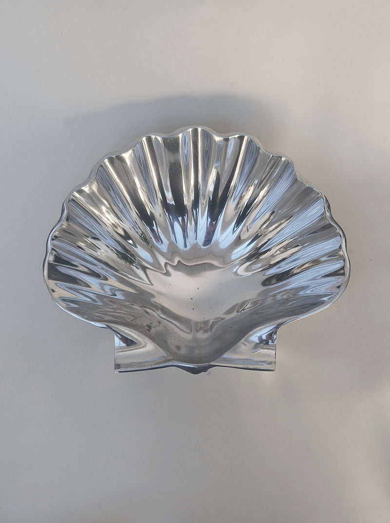 Brass Large Shell Dish by Les Objoies | The Oblist — polished brass finish