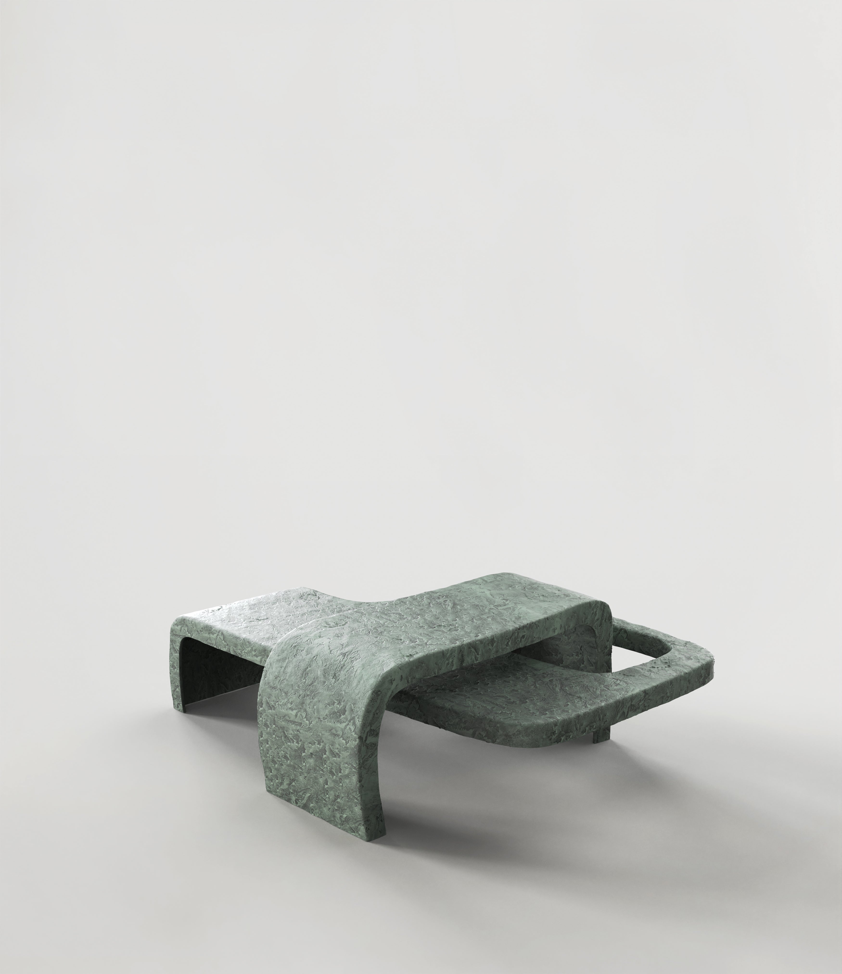VERTIGO V2 Low Table in Cast Bronze