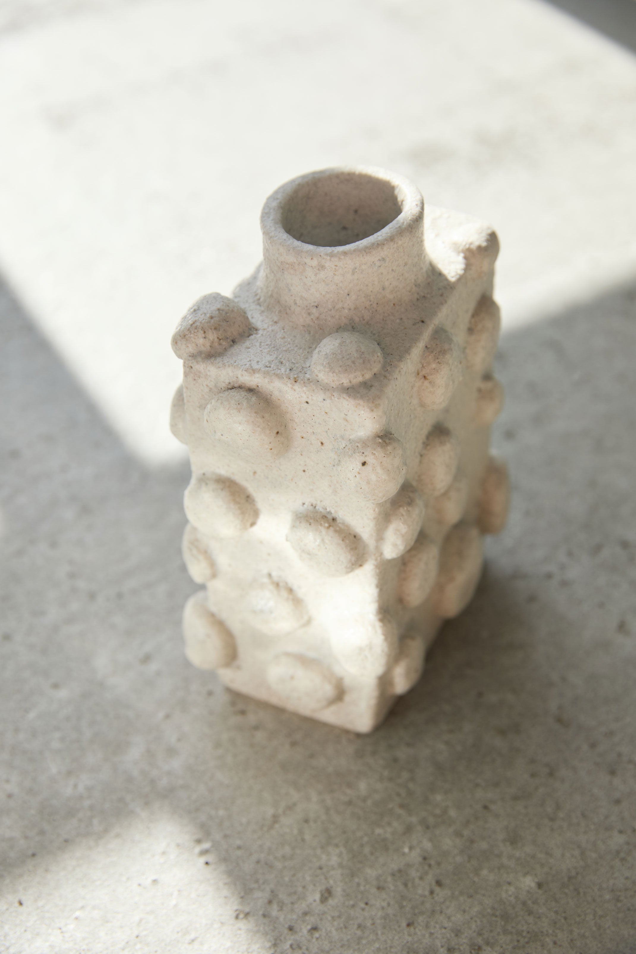 Alluvion Small Craie Ceramic Vase