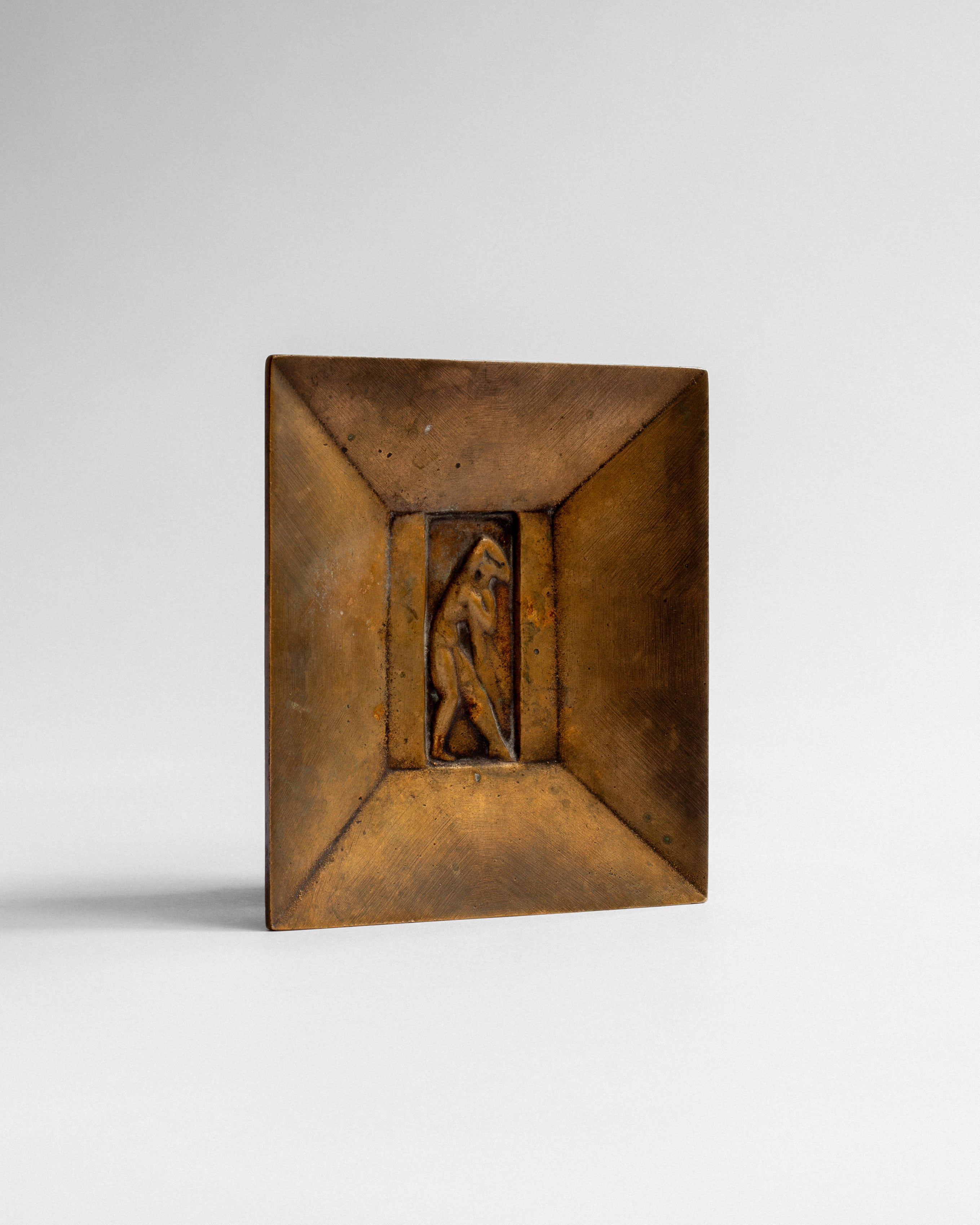 Art Deco Bronze Tray by GAB, 1930s, Sweden by Spigel | The Oblist