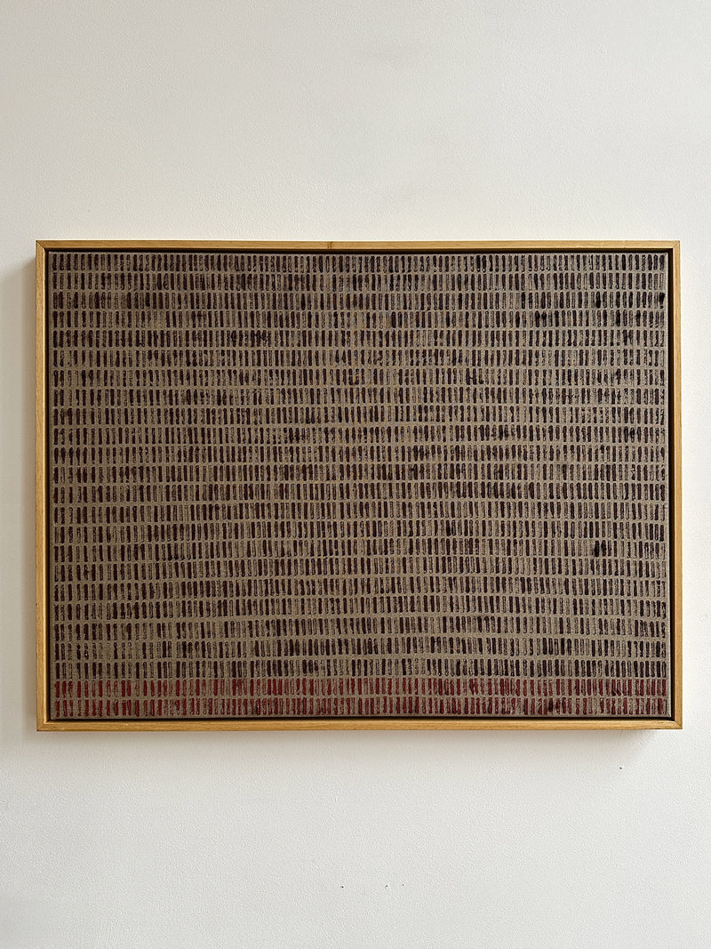 'Horizon Indian Red - Reversed Turf' Painting by Roi Elmaliah | The Oblist