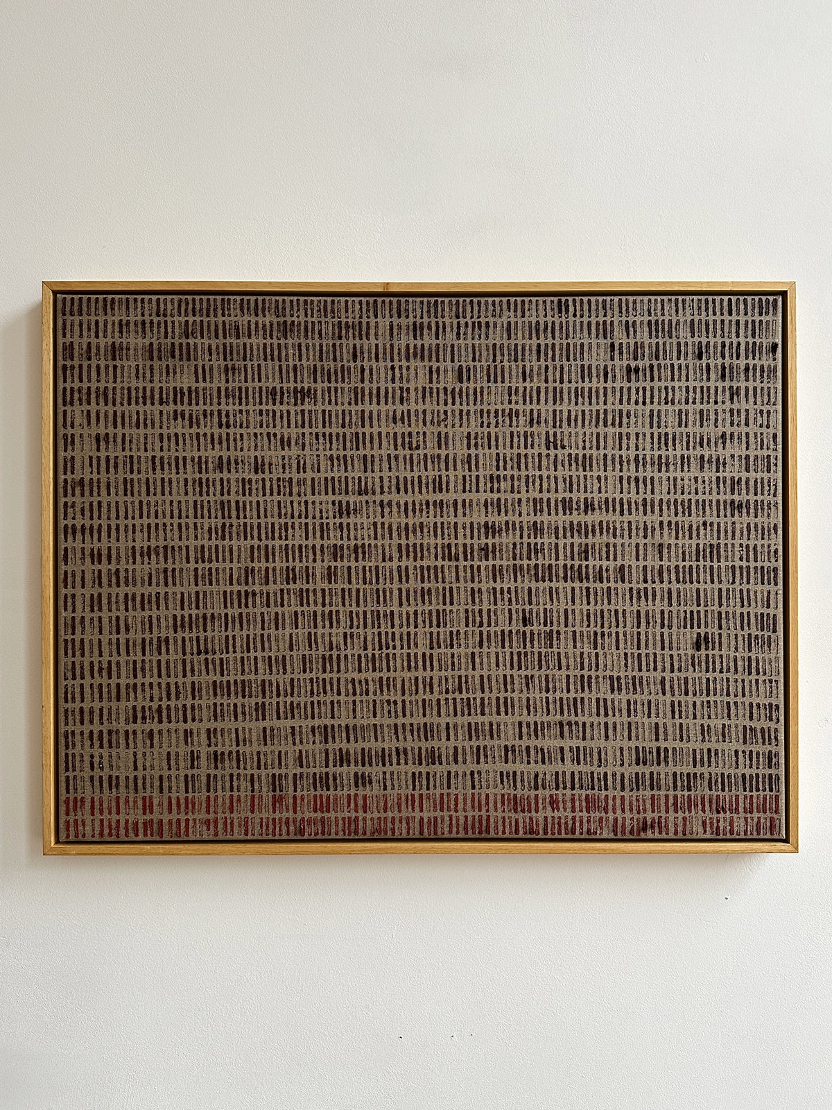 'Horizon Indian Red - Reversed Turf' Painting by Roi Elmaliah | The Oblist