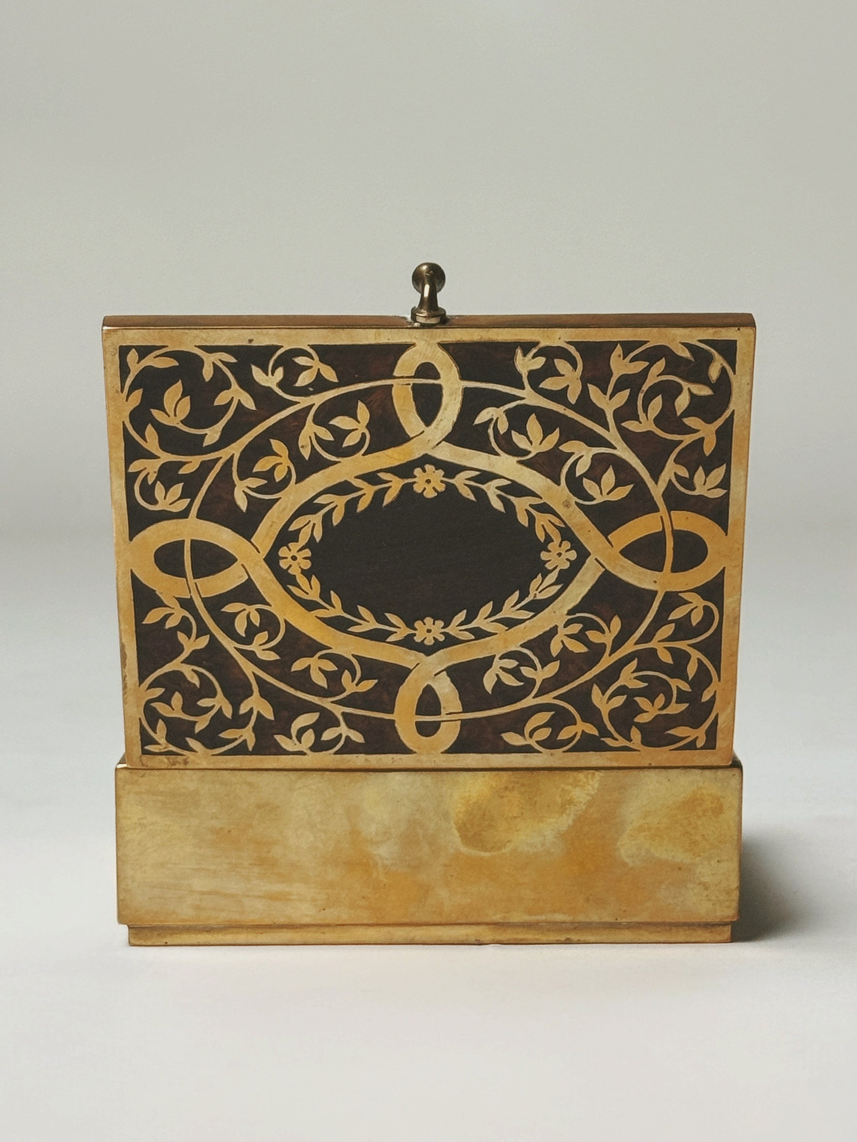 Erhard & Söhne Secessionist Brass Box
Germany, c.1905–1915 — lifestyle setting