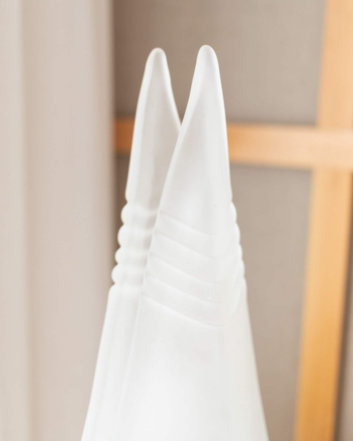 Murano pyramid table lamp in frosted glass - original Space Age Design - Made in Italy - 70s — additional view