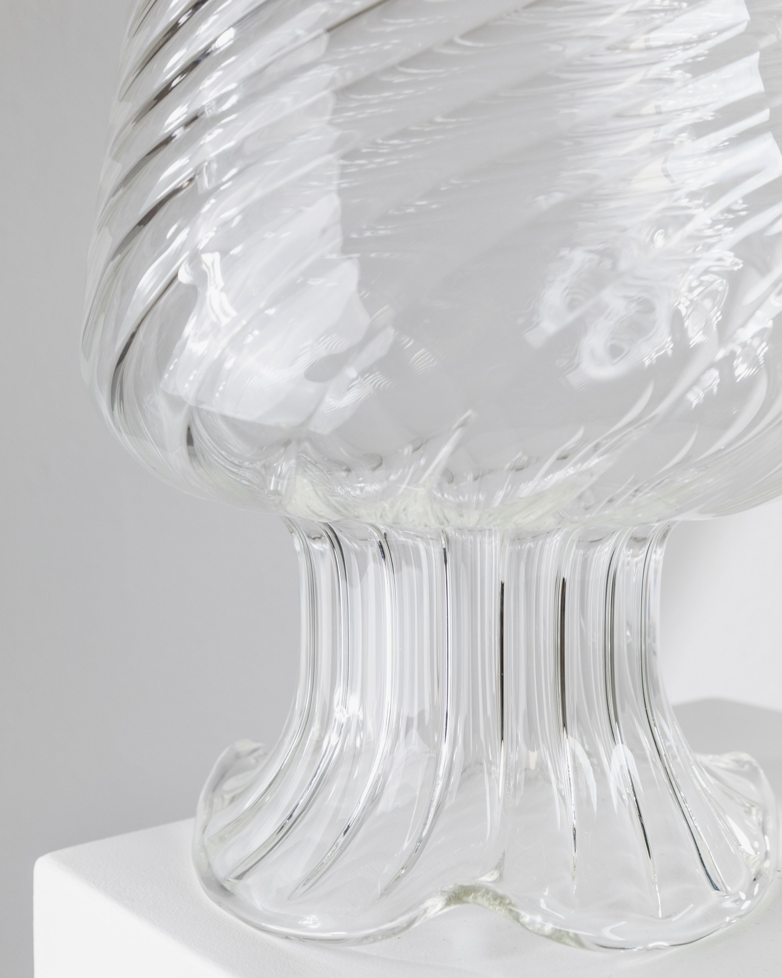 Grand Vase en Verre par Soffiera Parise, Italie, années 1970