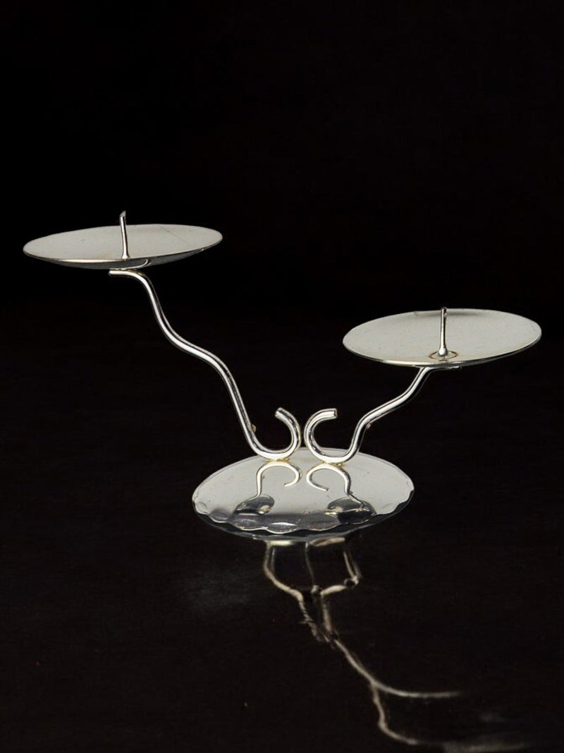 Art deco Candleholder, Spain, 1980s by Malamar Studio | The Oblist — metal, vintage design