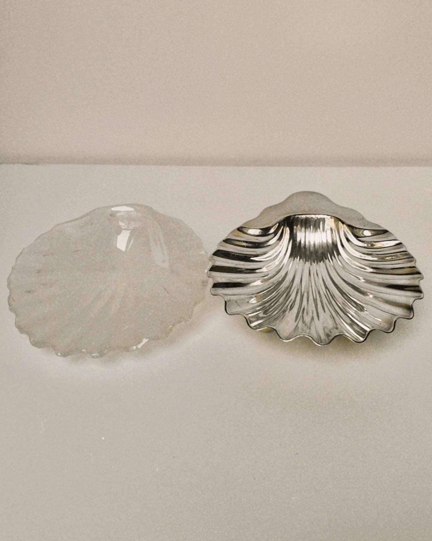 Silver Shell Shaped Dish