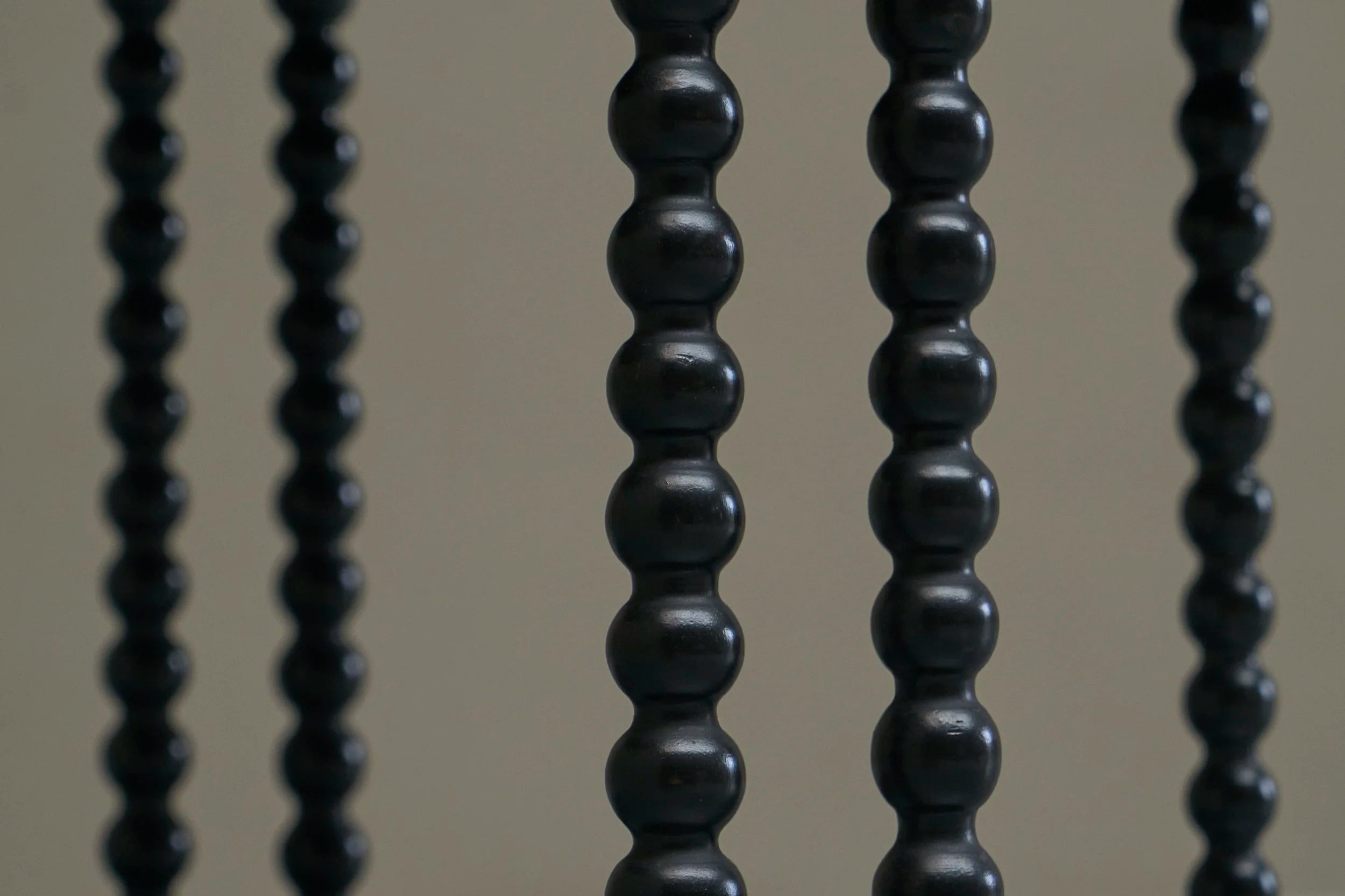 Beautiful Ebonized Bobbin Turned Baby Sutherland Table England Late 19th Century — lifestyle setting