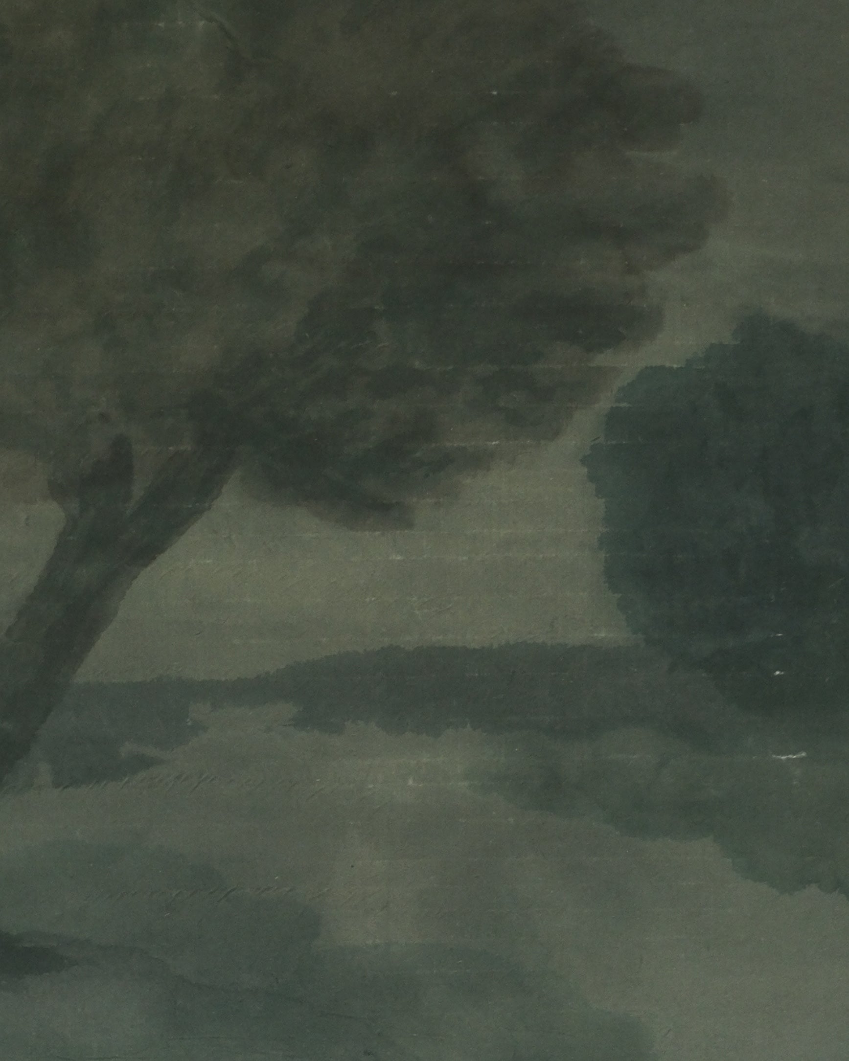 Forest Green (2026), Painting by Aimée Adriaansen — close-up