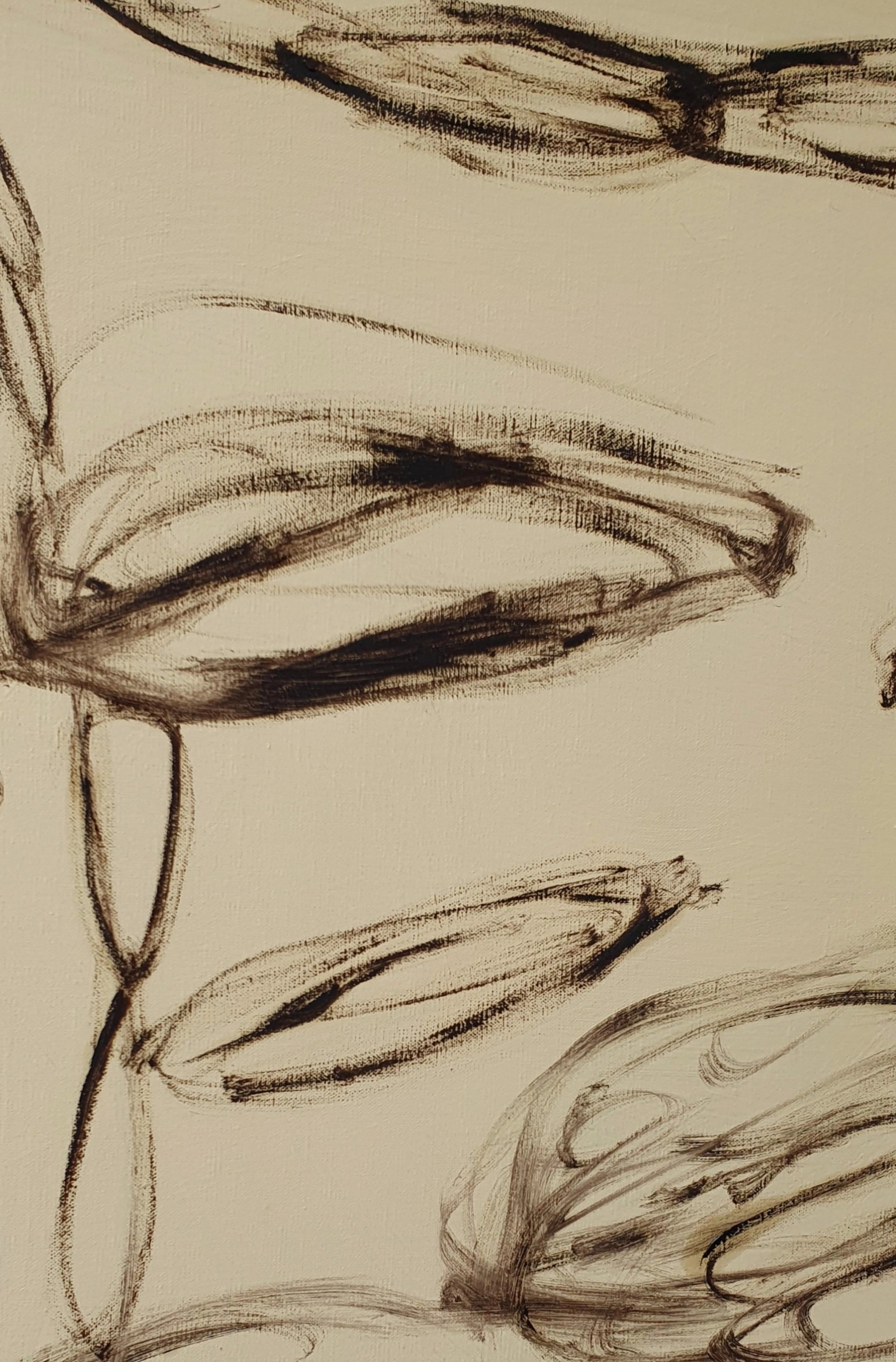 'Letters to Florence/ Royal' painting — detail view