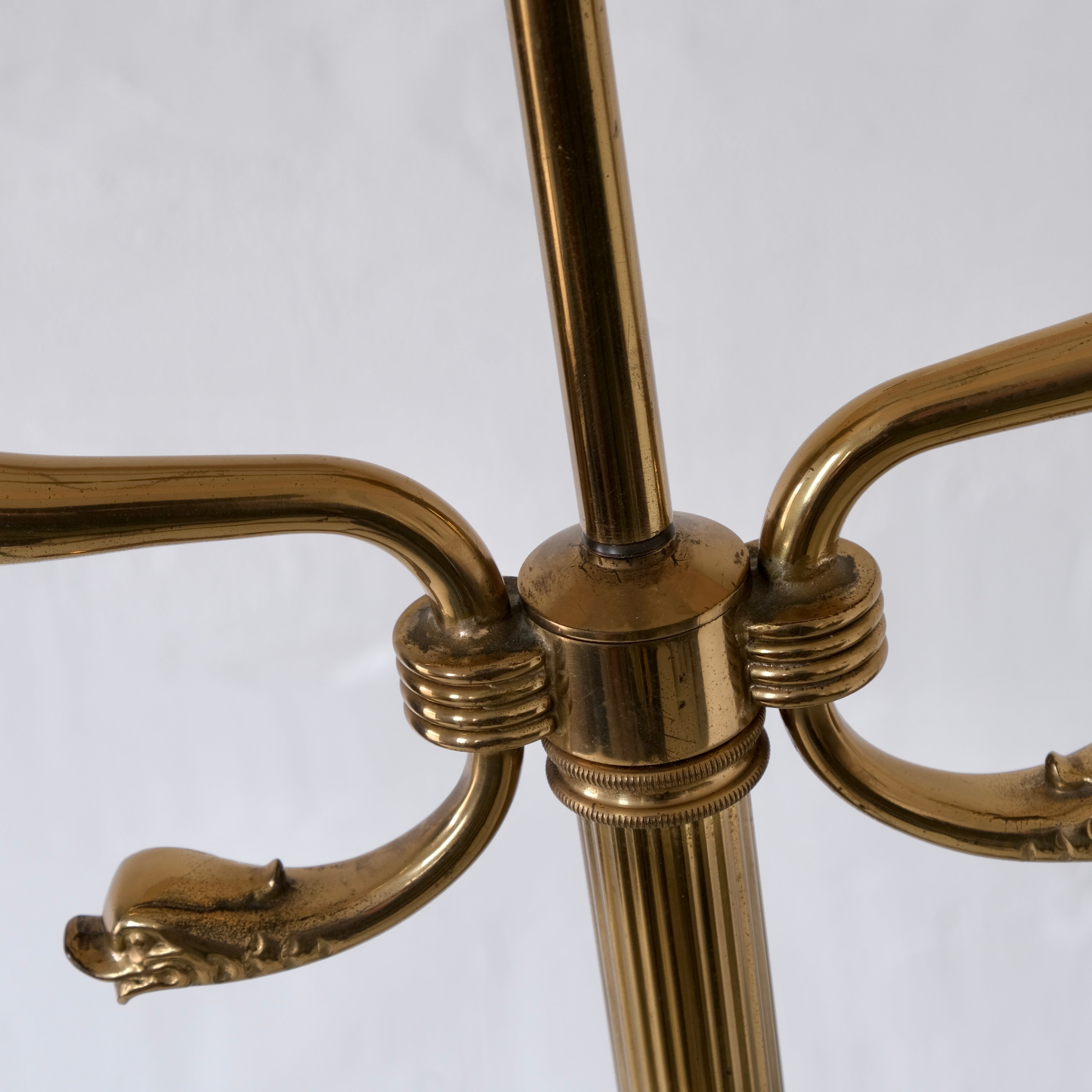Maison Jansen Neoclassical Brass Floor Lamp | France | 1960s — in context