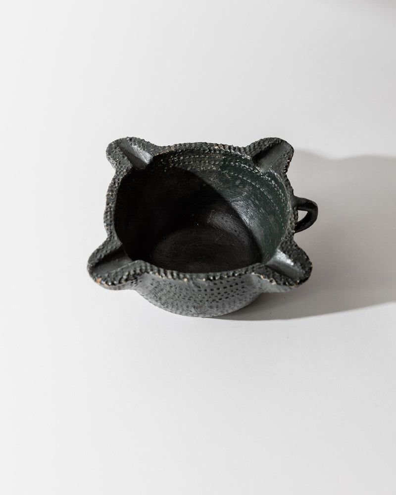 1960s Ceramic Ashtray by Bottega Jacobs | The Oblist — handcrafted dark ceramic design