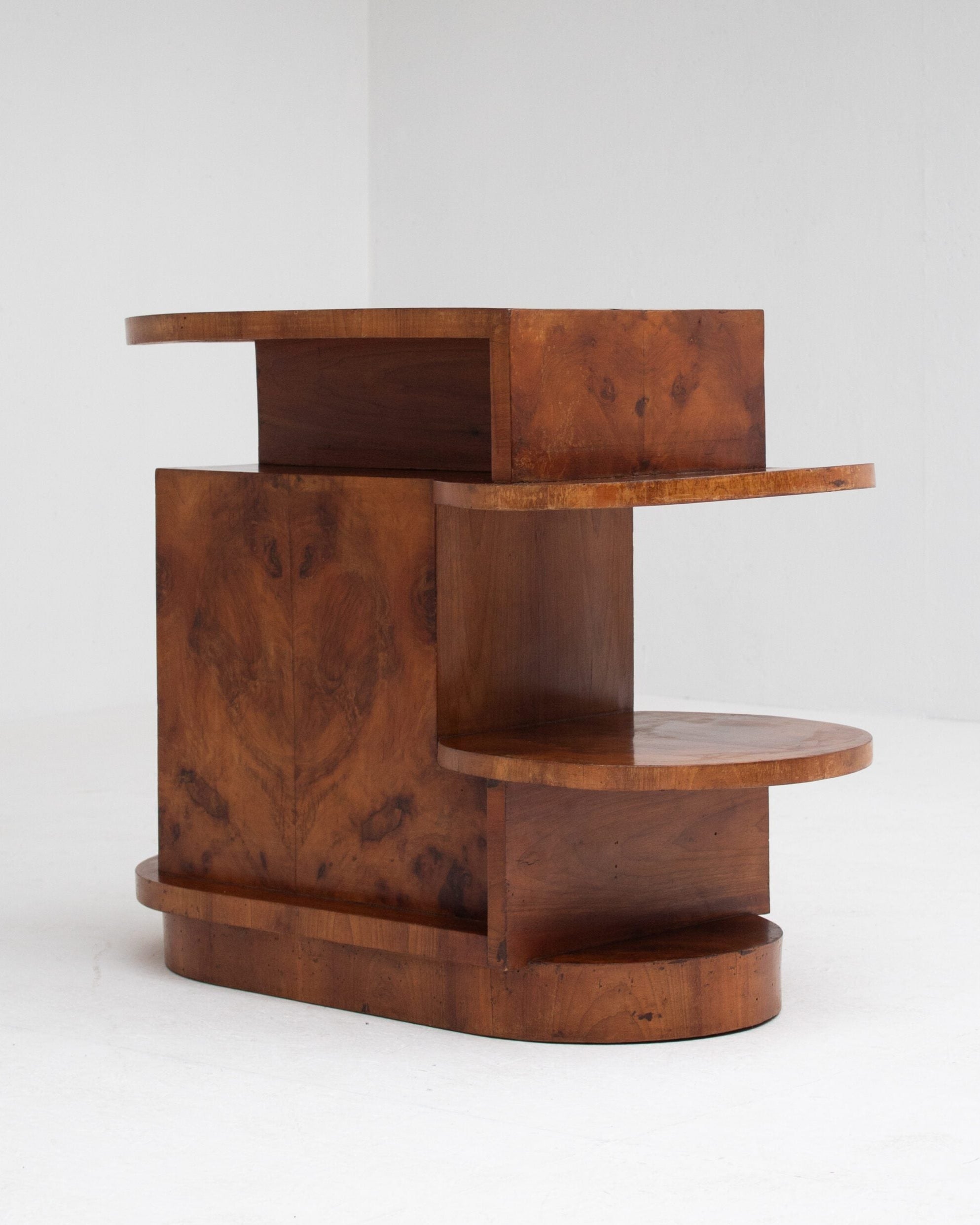 Art Deco Etagere Shelf Unit by Malata Antwerp | The Oblist — handcrafted wood design