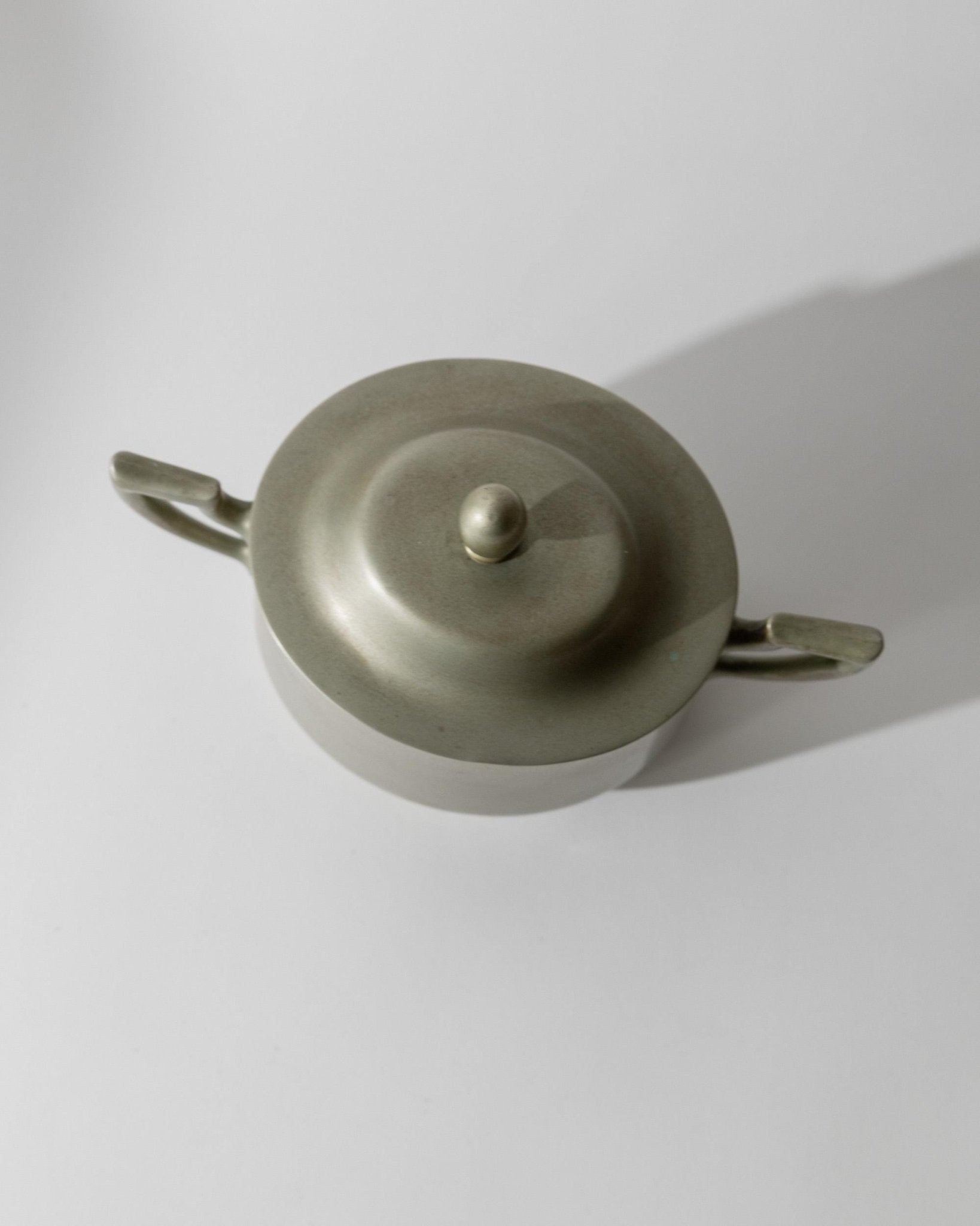 Vintage 1950s Silver Plated Lidded Box, Elegant Two Handle Design with Classic Form, Table Accent, Timeless Serving Piece, Noble Gift Idea — view 9