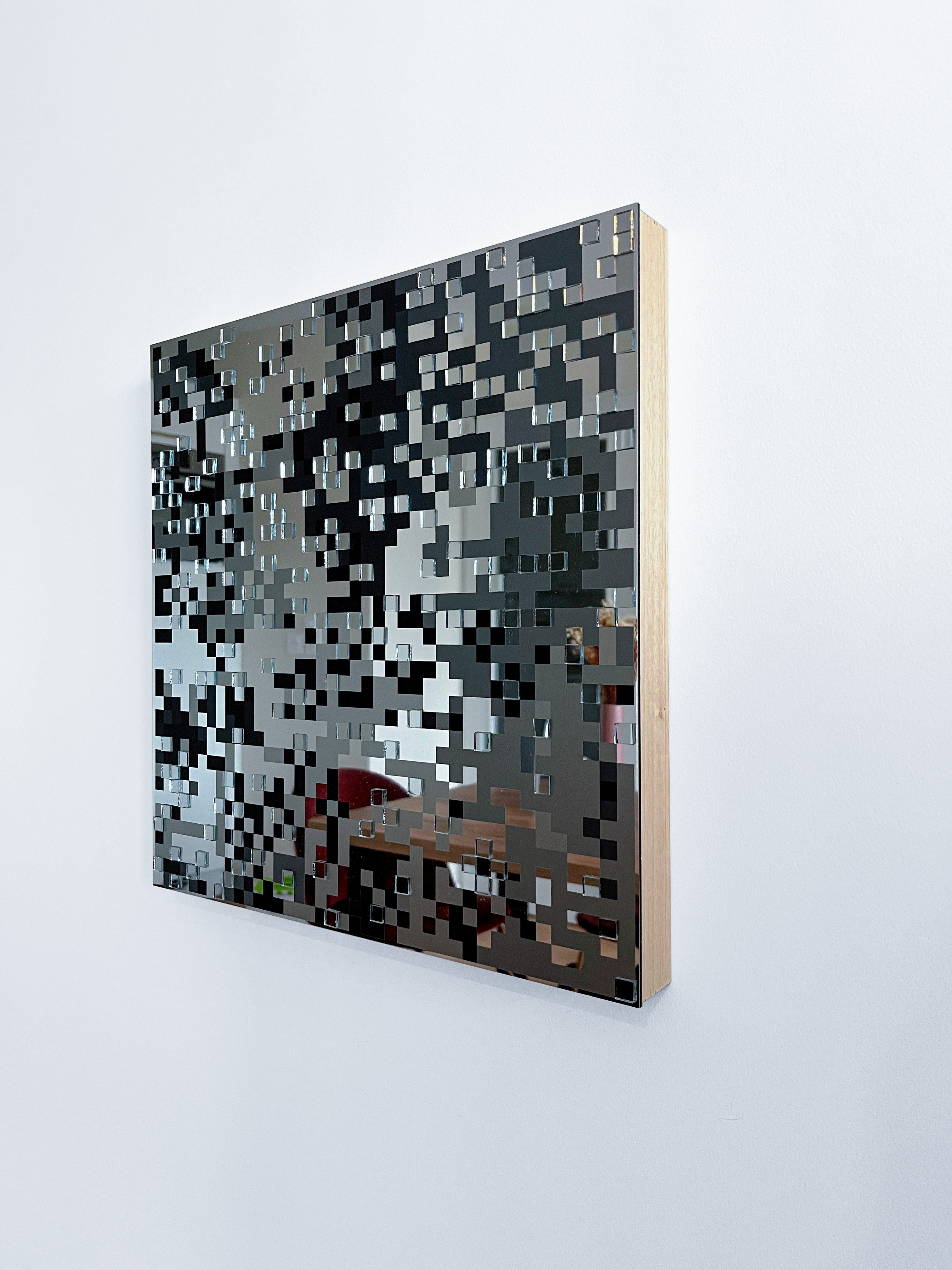 Sculpture miroir minimalisme - PIXEL — detail view