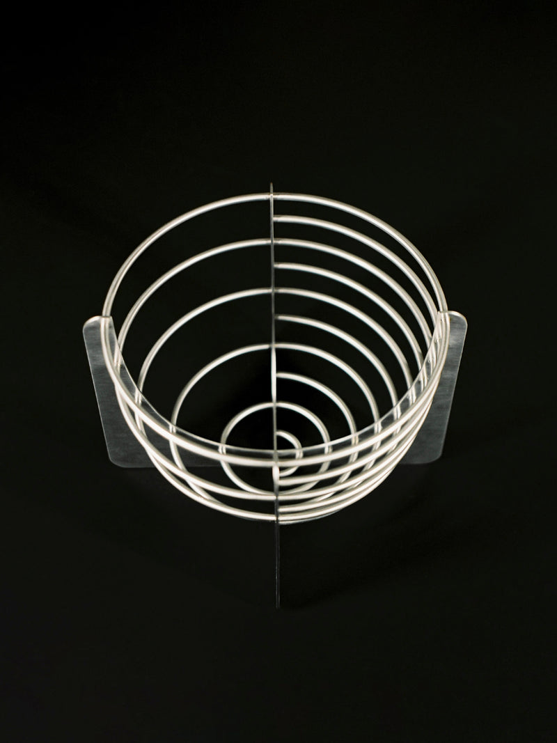 Draft Bowl — top view of clear acrylic design