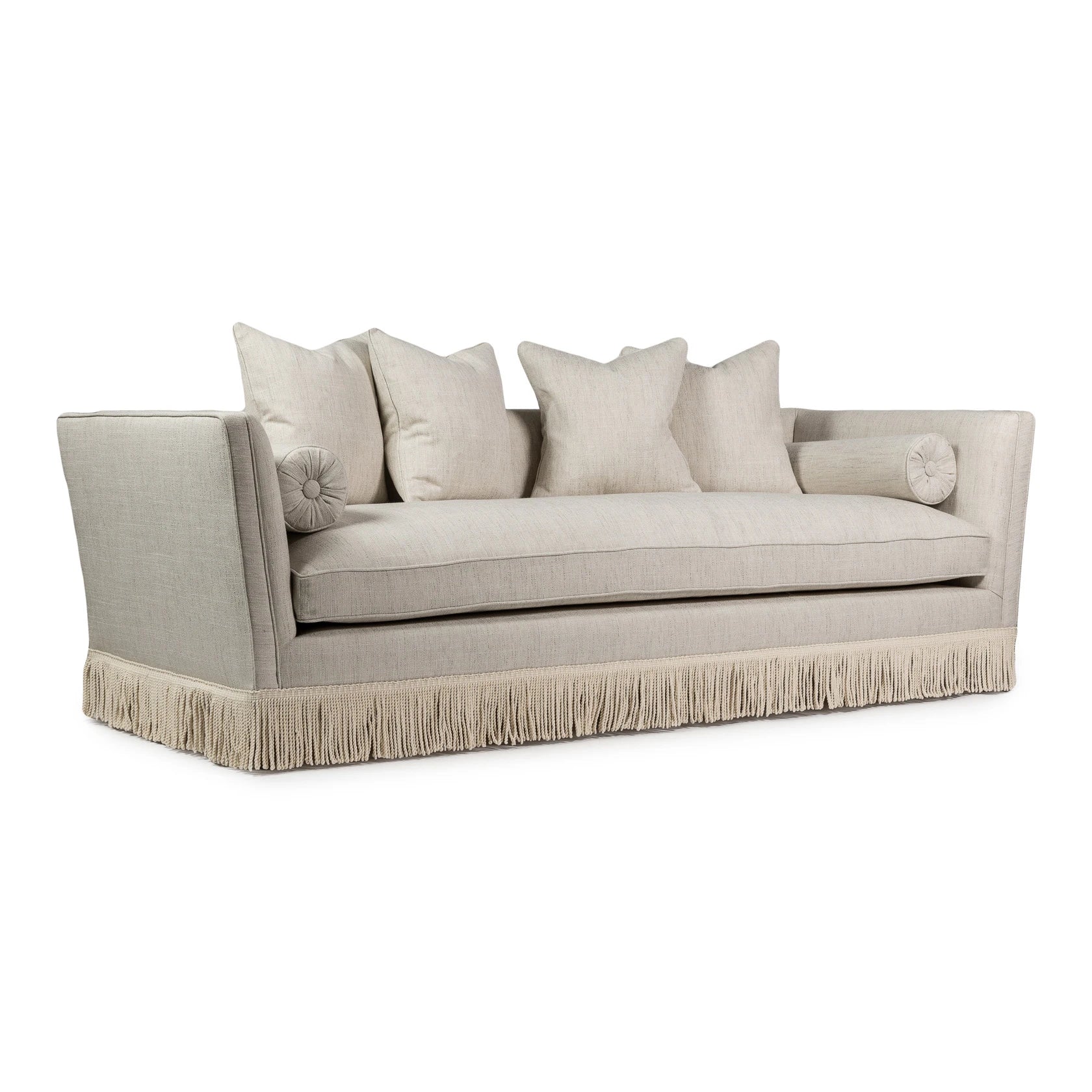 Steph Sofa 230 cm - Vienna by Villa Nova - Fringe — side angle