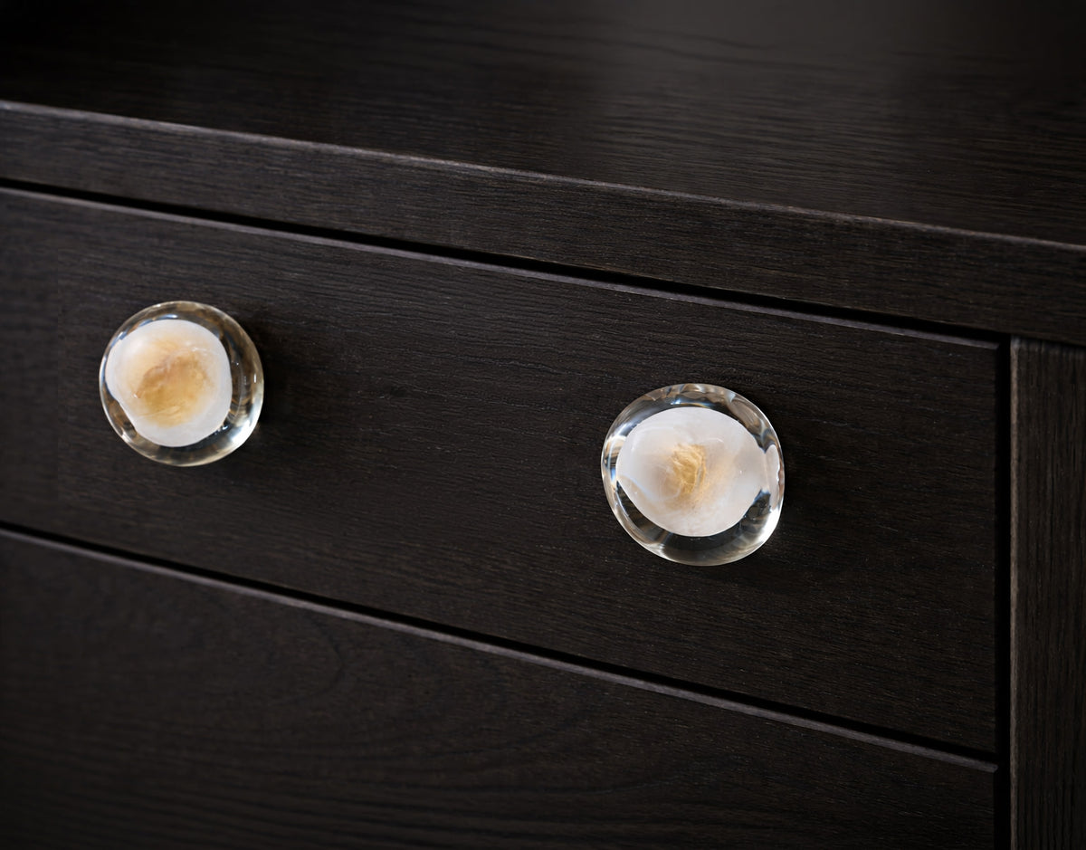 Knob Collection Sculptures in Glass — side angle