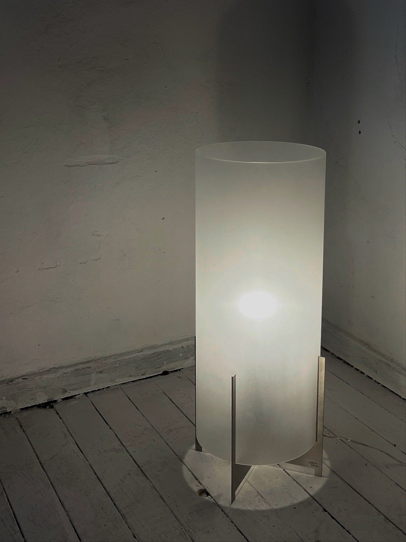Lumix Floor Lamp Stainless Steel by Pablo Sinan Design | The Oblist