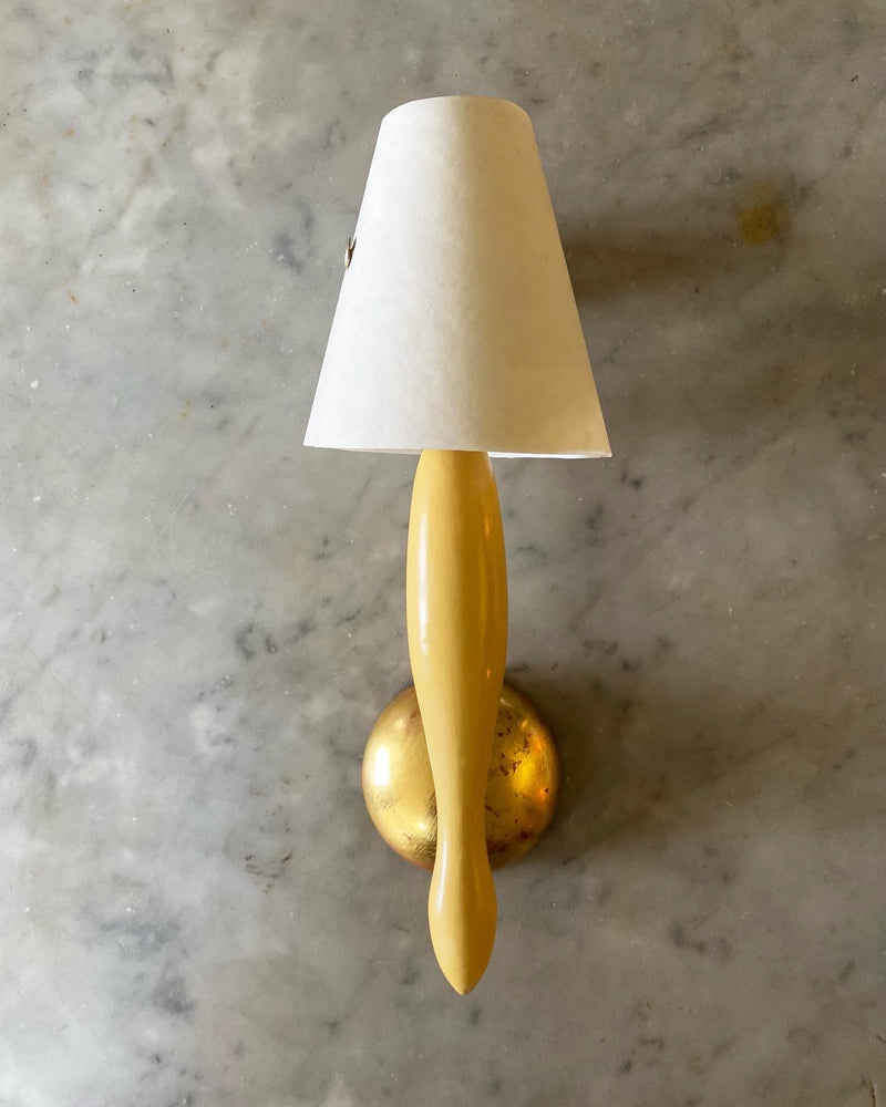 Contemporary Classic Wall Light in Wood - CALYX Collection by Charlotte Packe Studio | The Oblist