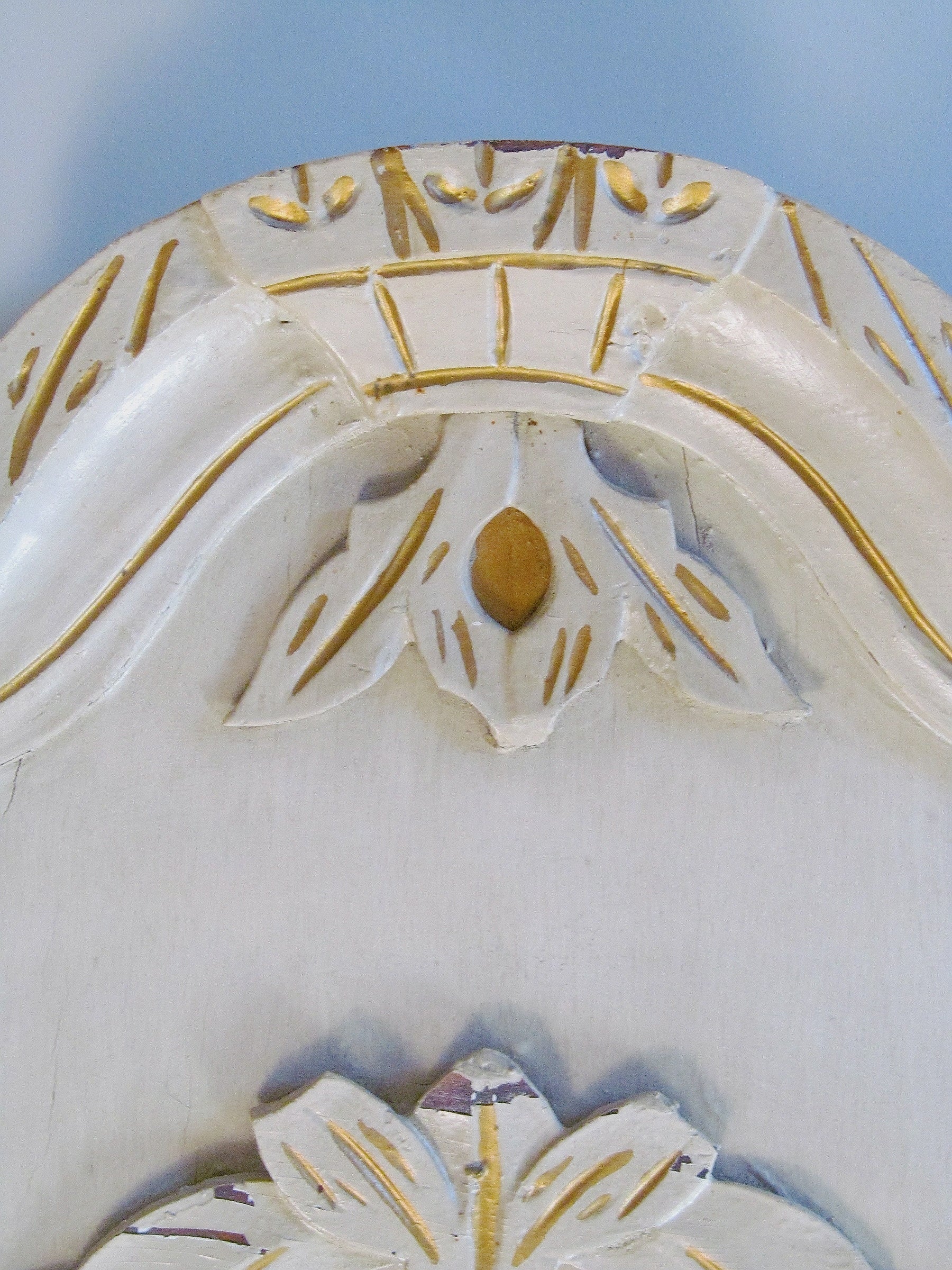 Swedish Gustavian Mirror c.1800 — detail view